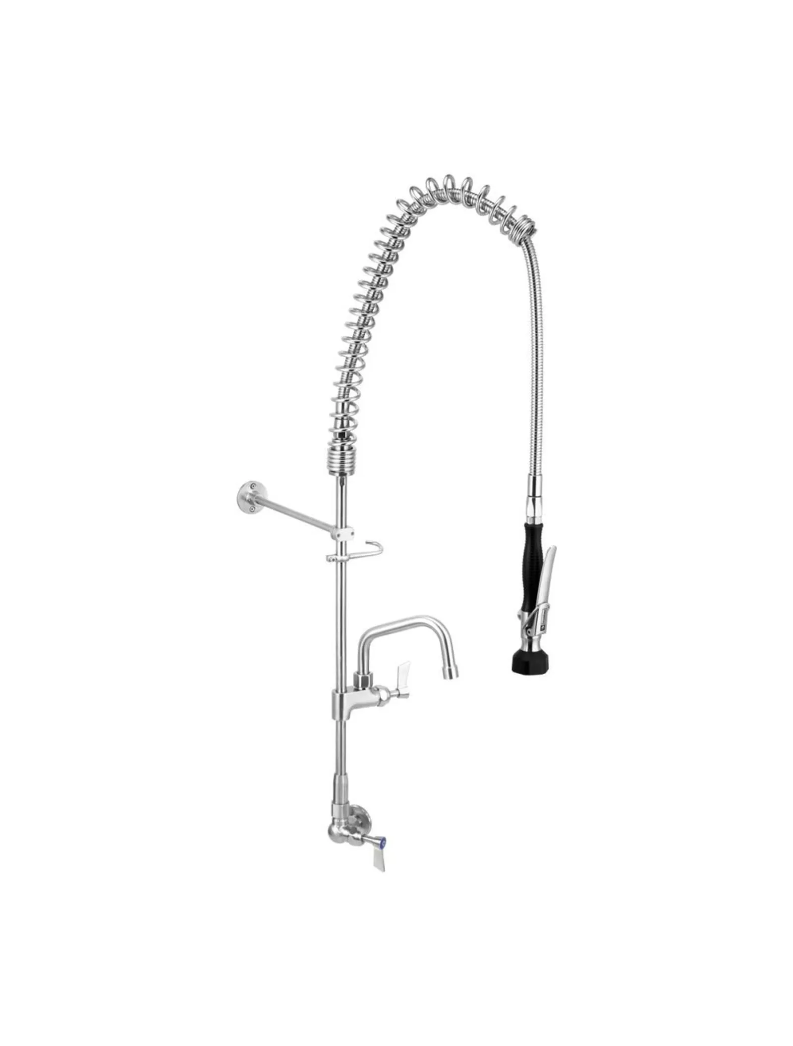 CleanAJet T-3M53706 - S/S Single Wall Mount Pre Rinse Unit with 6" Pot Filler