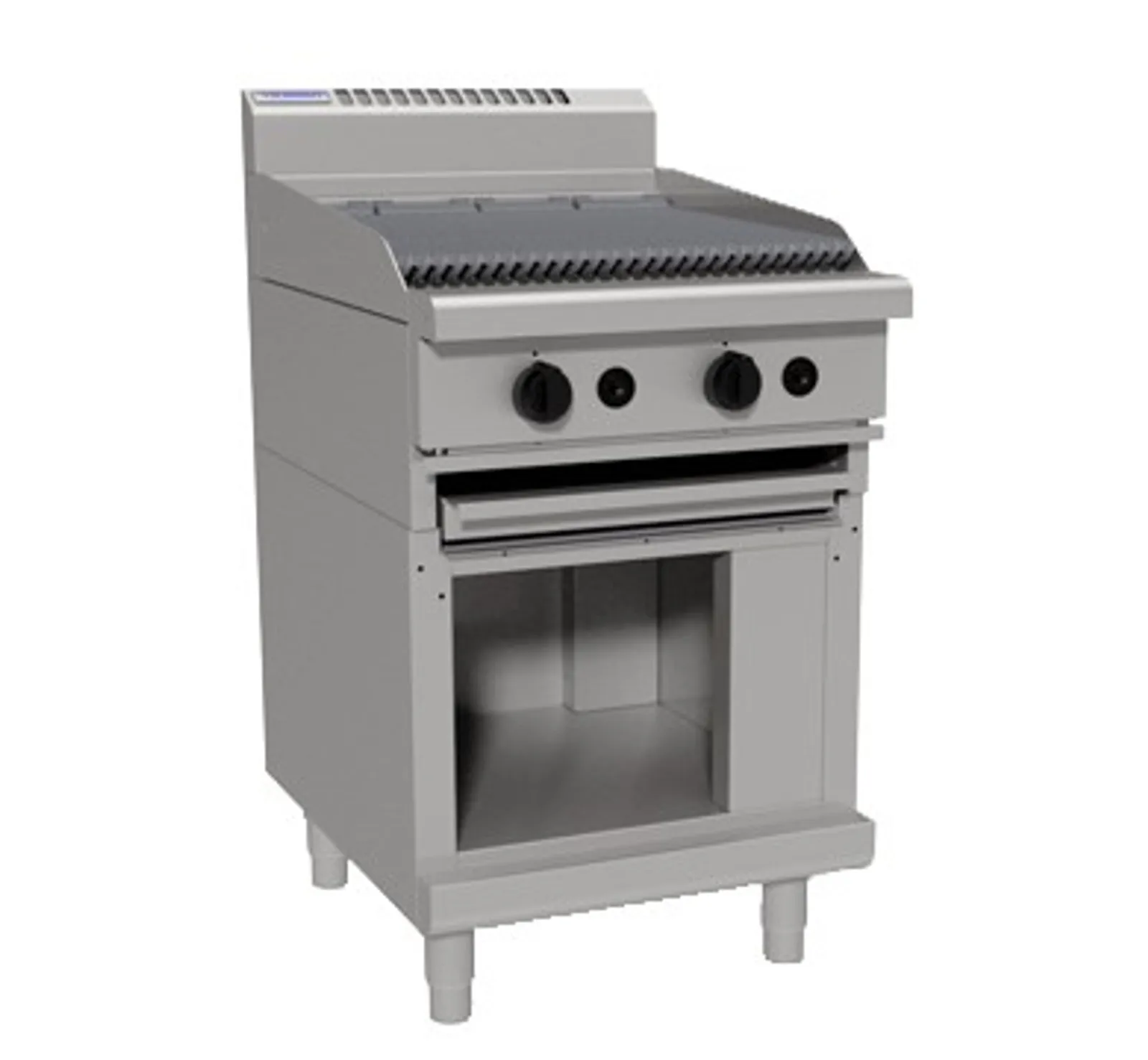 Waldorf 800 CH8600G-CB - 600mm Gas Chargrill - Cabinet Base