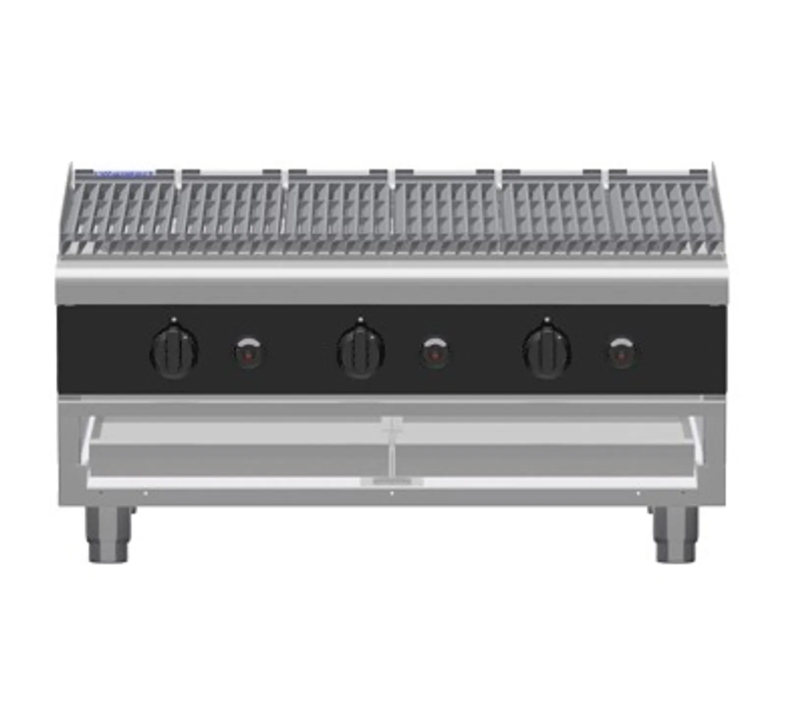 Waldorf Bold CHLB8900G-B - 900mm Gas Chargrill Low Back Version - Bench Model