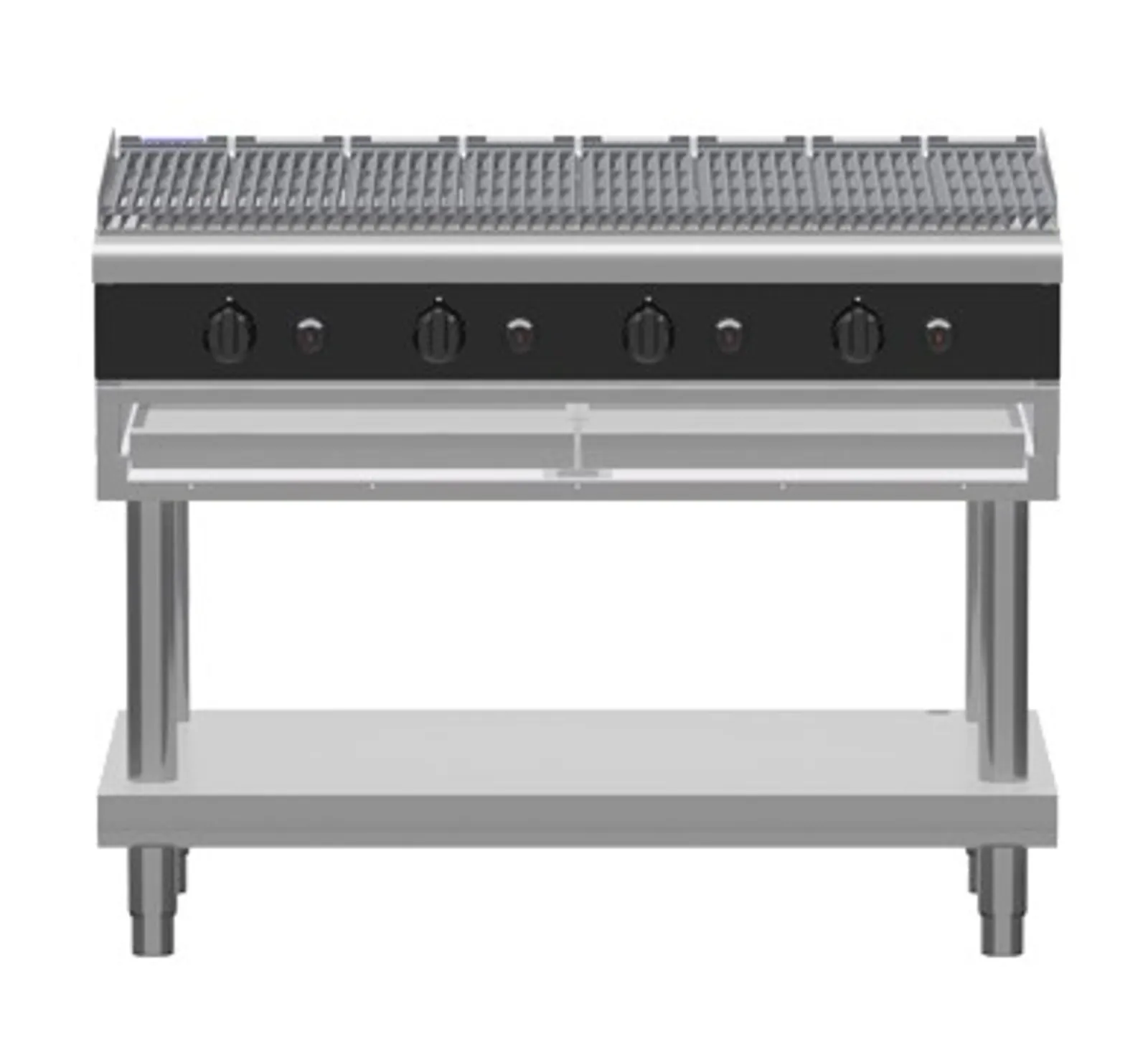 Waldorf Bold CHB8120G-LS - 1200mm Gas Chargrill - Leg Stand