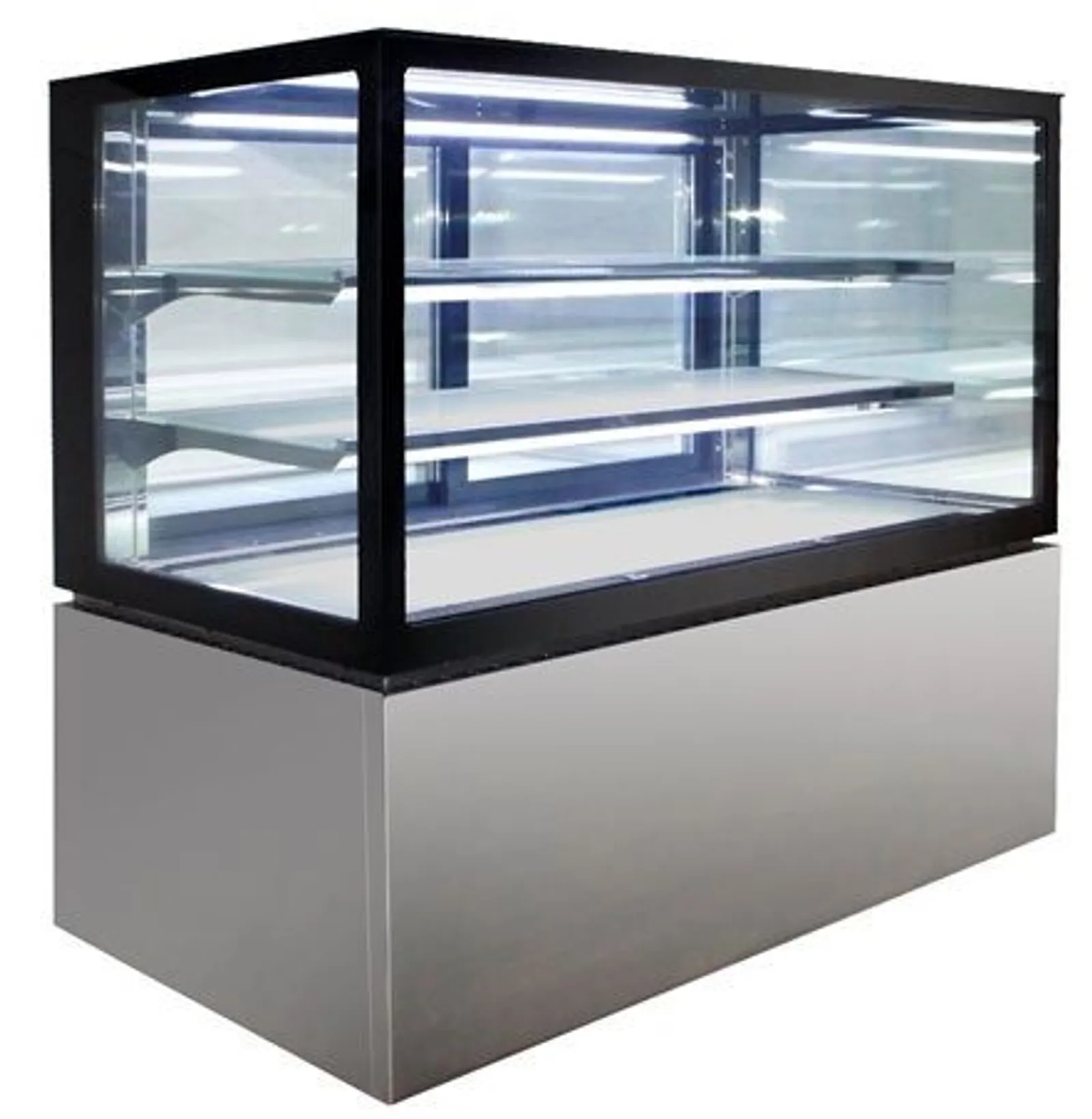 Anvil NDHV3730 - 900mm Hot Square Glass Display - 3 Tier