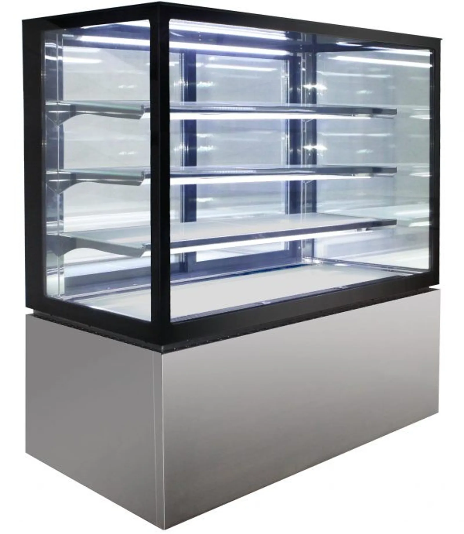 Anvil NDHV4720 - 600mm Hot Square Glass Display - 4 Tier