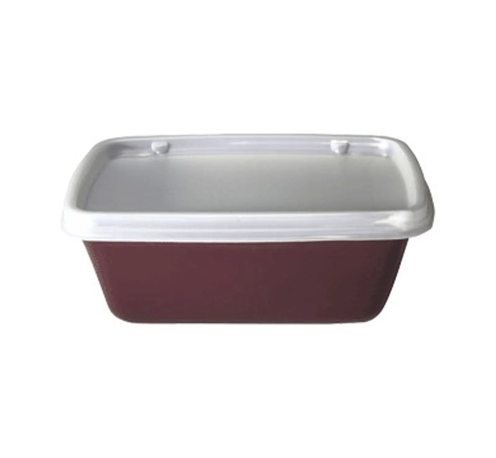 Aladdin Temp-Rite K249 - 170mL Non-Insulated Rectangular bowl - Burgundy