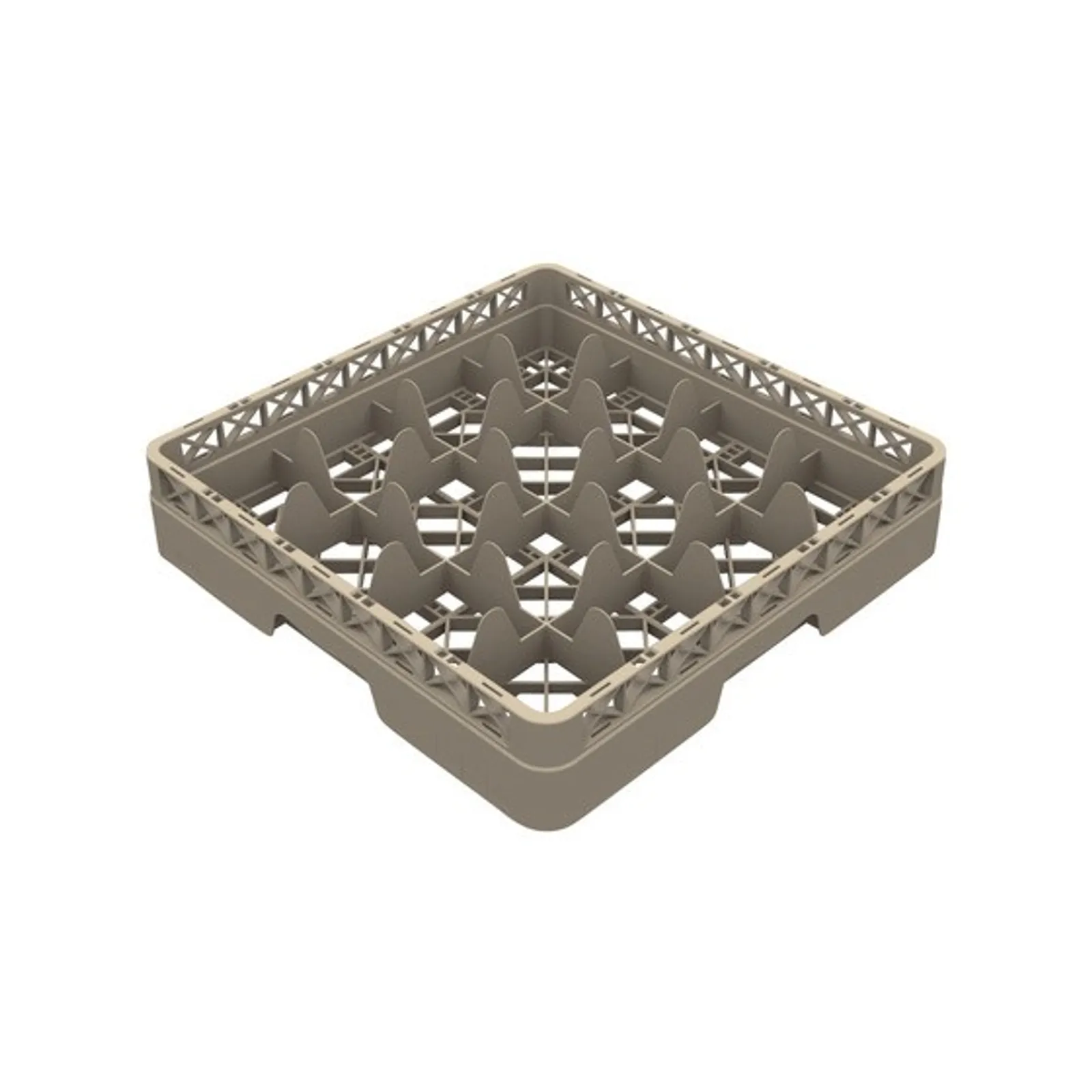 Pujadas PDR5160 - 16 Compartment Flap Rack - Glass Rack