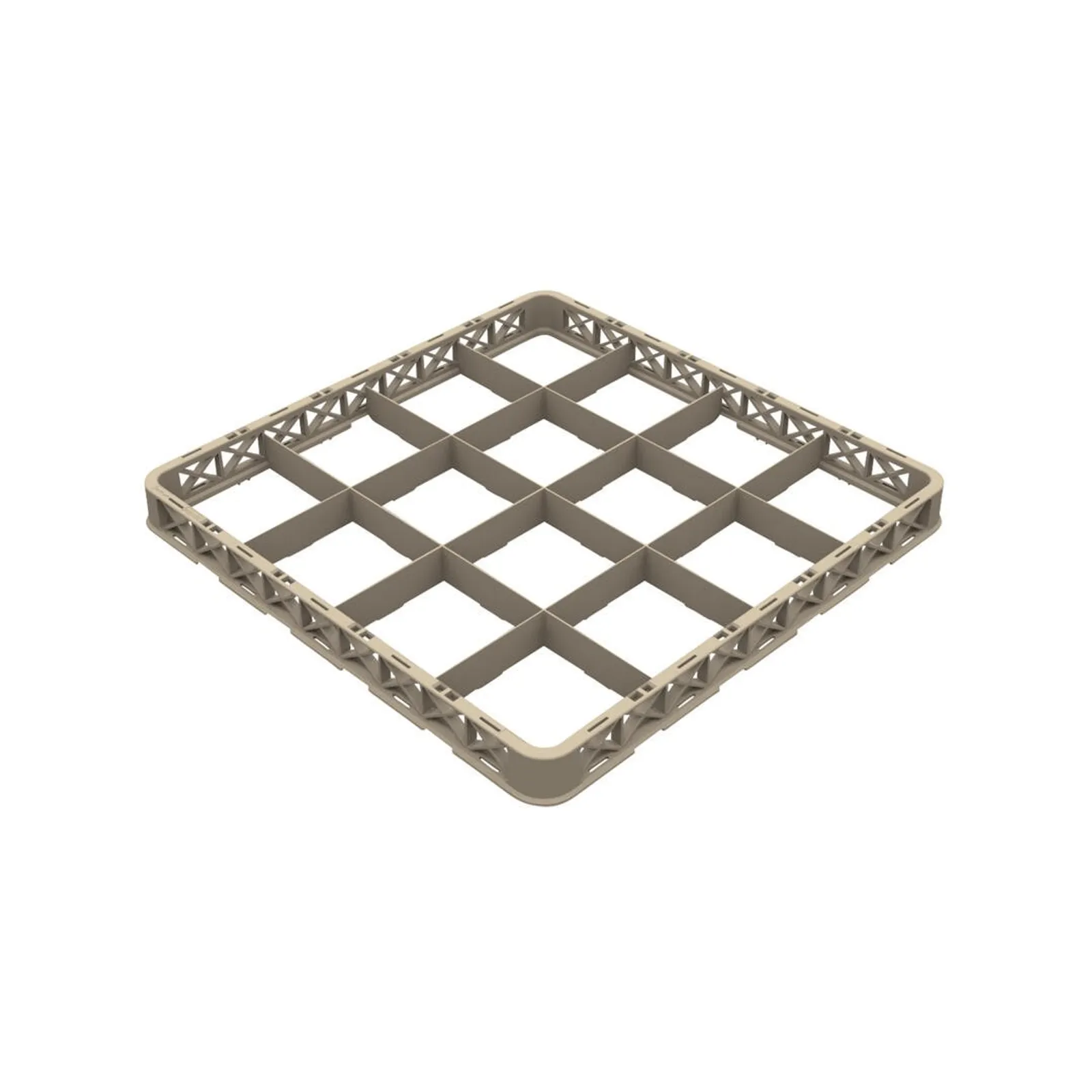 Pujadas PDR5161 - 16 Compartment Flap Rack Extender - Glass Rack