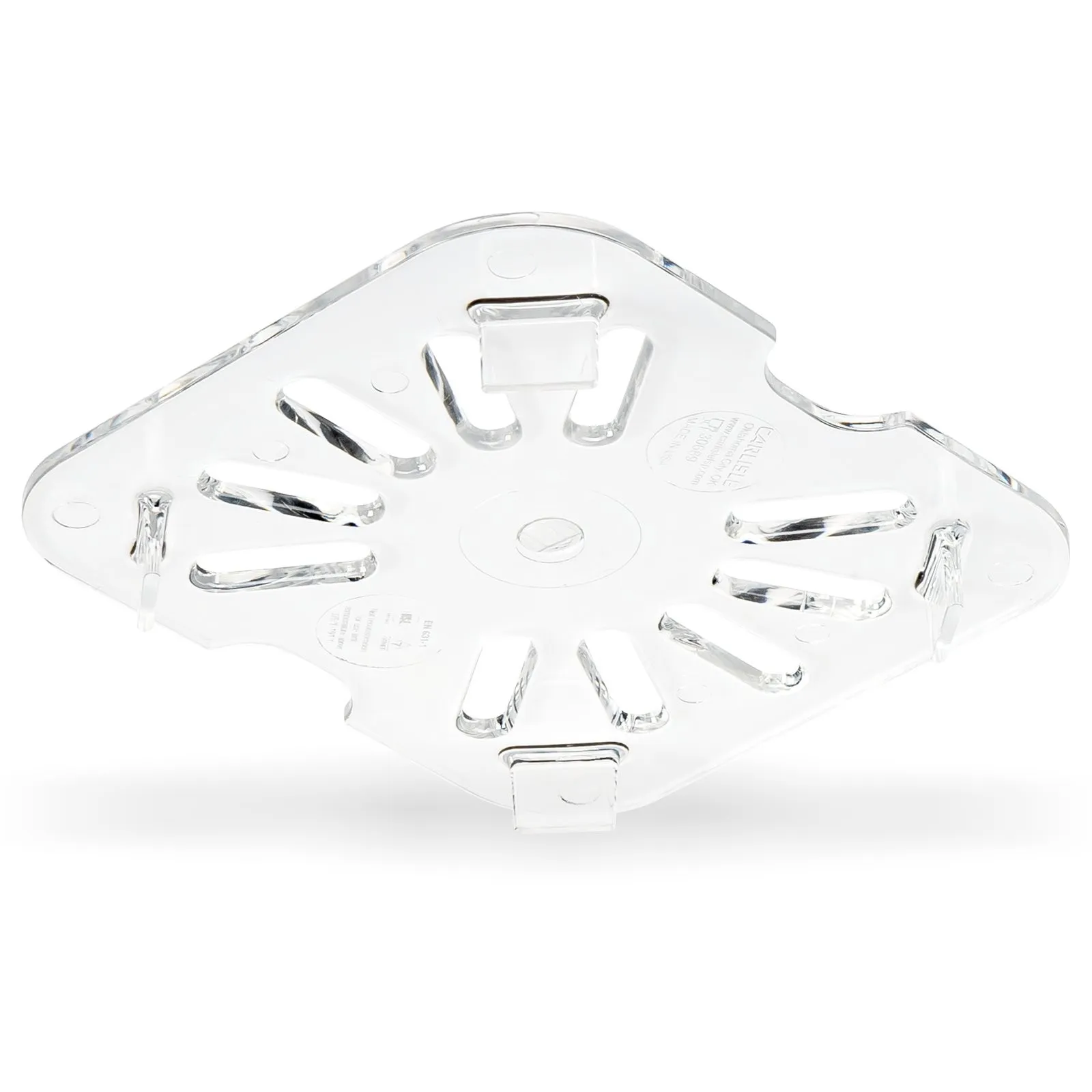 Carlisle 3068907 - StorPlus Polycarbonate Food Pan Drain Grate 1/6 Size, 13mm Deep - Clear