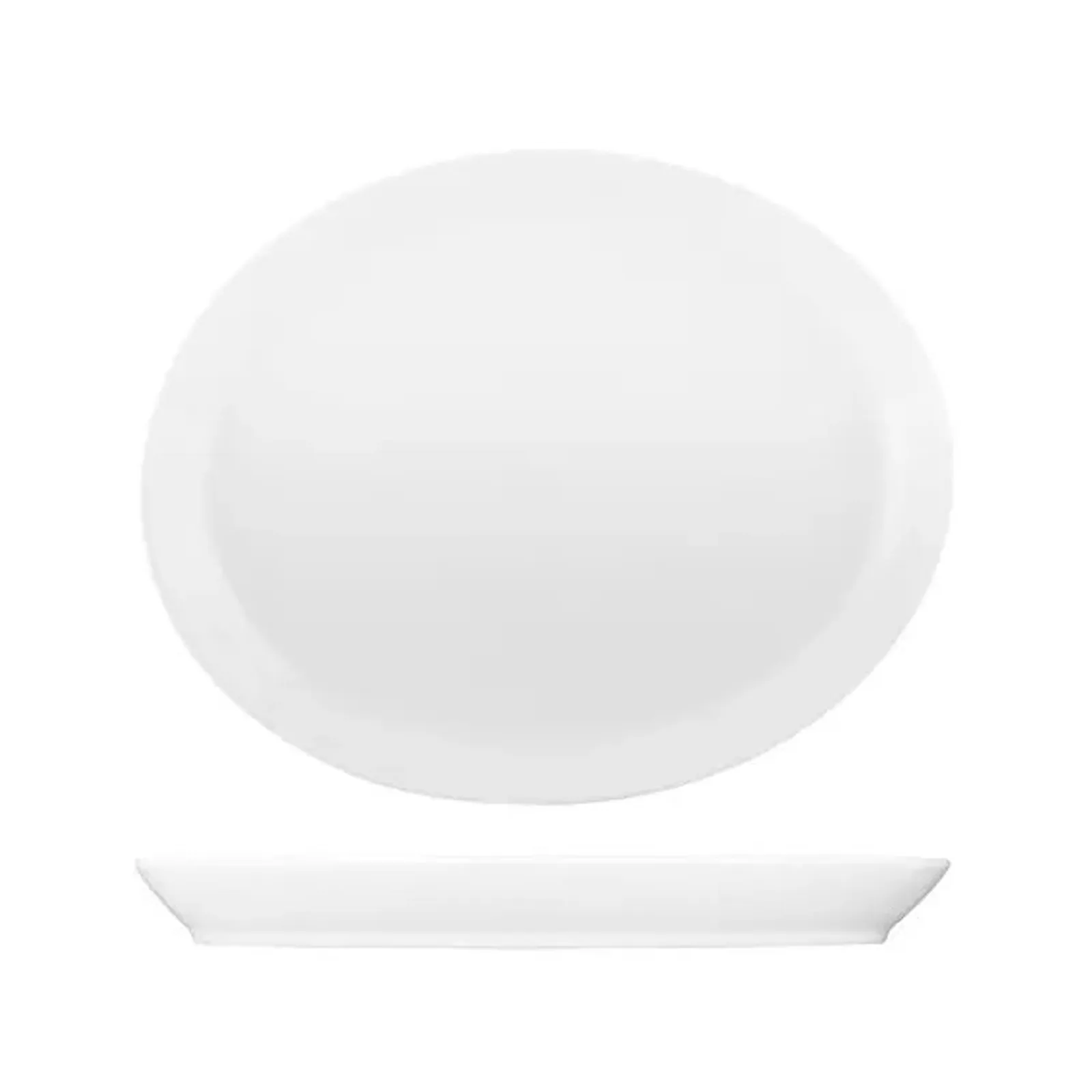 AFC S4360 Flinders - Oval Serving Platter - Wide Rim