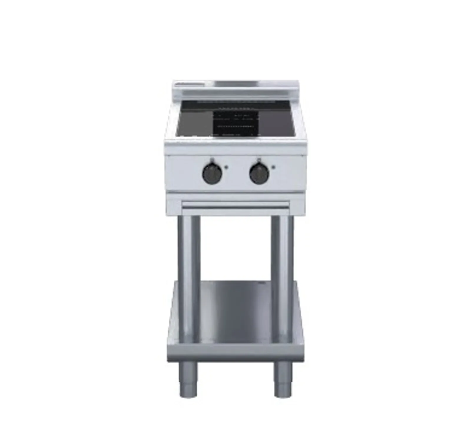 Waldorf 800 INL8200R3-LS - 450mm Electric Induction Cooktop Low Back - Leg Stand