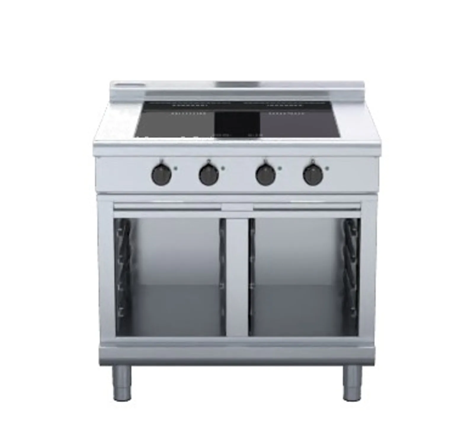 Waldorf 800 INL8400F-CB - 900mm Electric Induction Cooktop Low Back - Cabinet Base