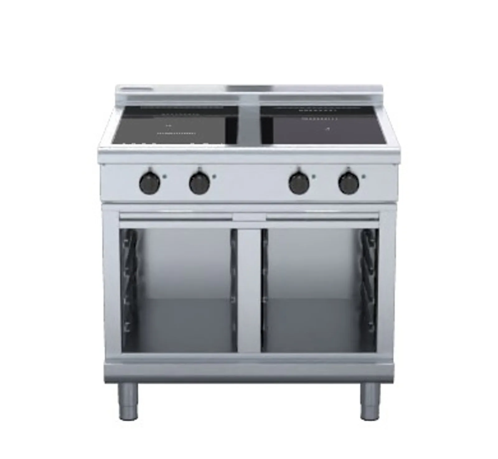 Waldorf 800 INL8400R3F-CB - 900mm Electric Induction Cooktop Low Back - Cabinet Base