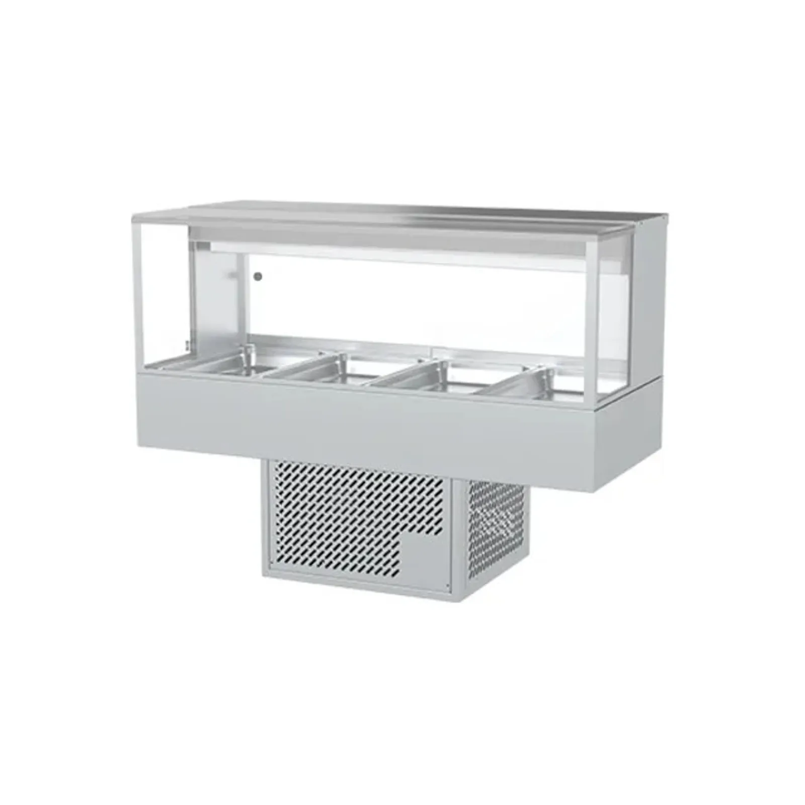 Woodson WR.CFSQ24 - 4 Module Square Cold Food Display