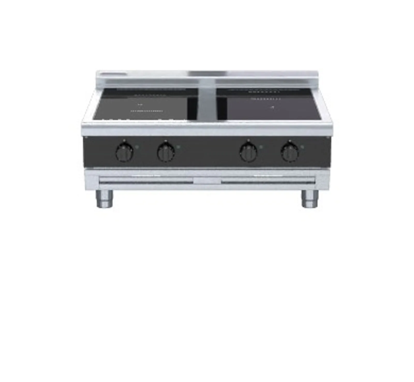 Waldorf Bold INLB8400R3F-B - 900mm Electric Induction Cooktop Low Back - Bench Model