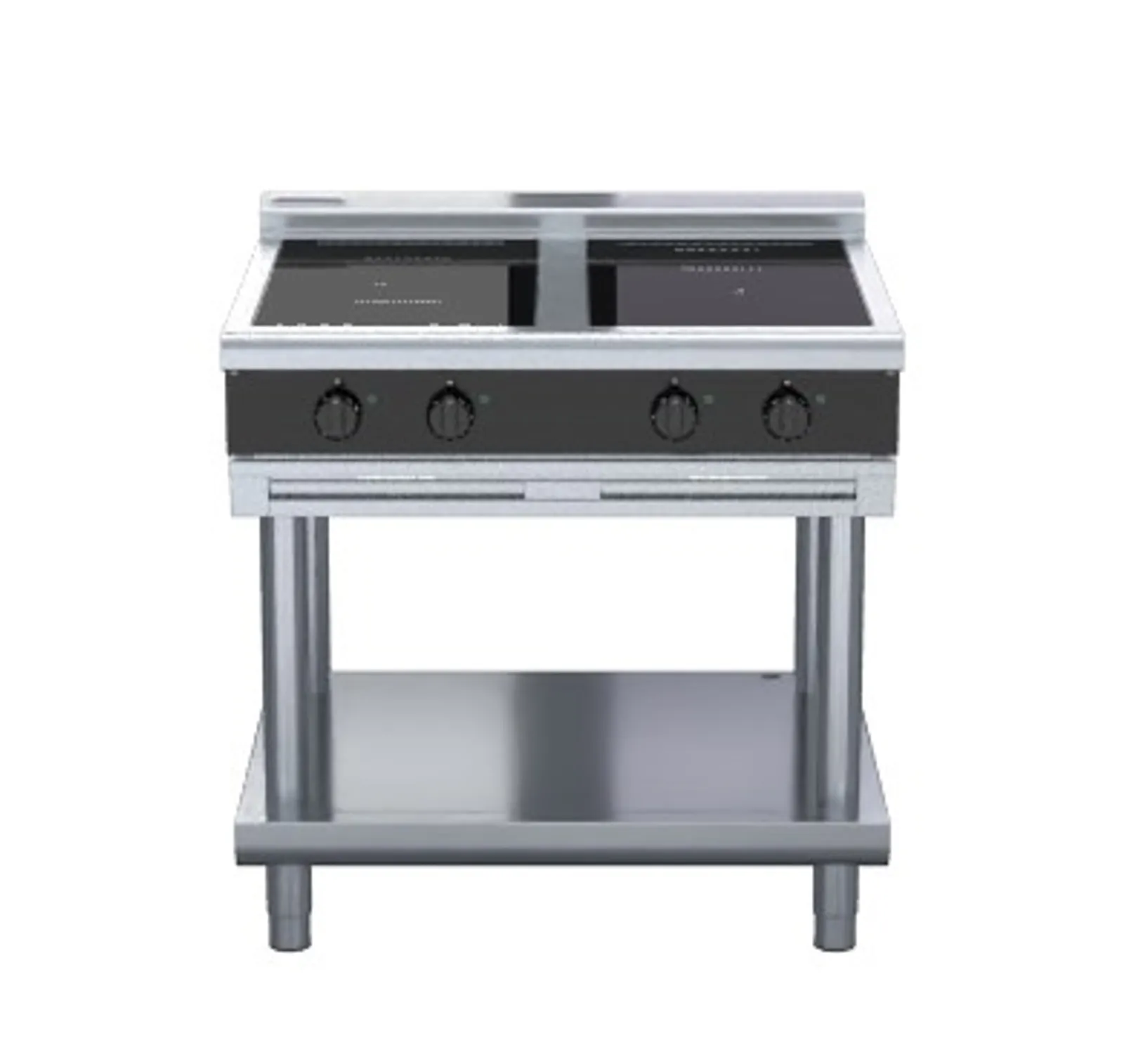 Waldorf Bold INLB8400R5F-LS - 900mm Electric Induction Cooktop Low Back - Leg Stand