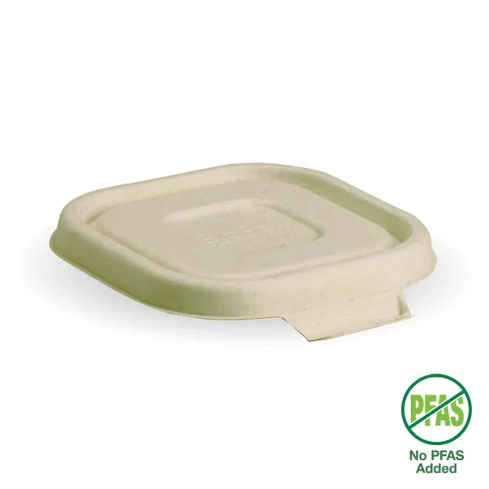 BioPak B-SLBL-N - 280-630ml Natural Plant Fibre Takeaway Lid