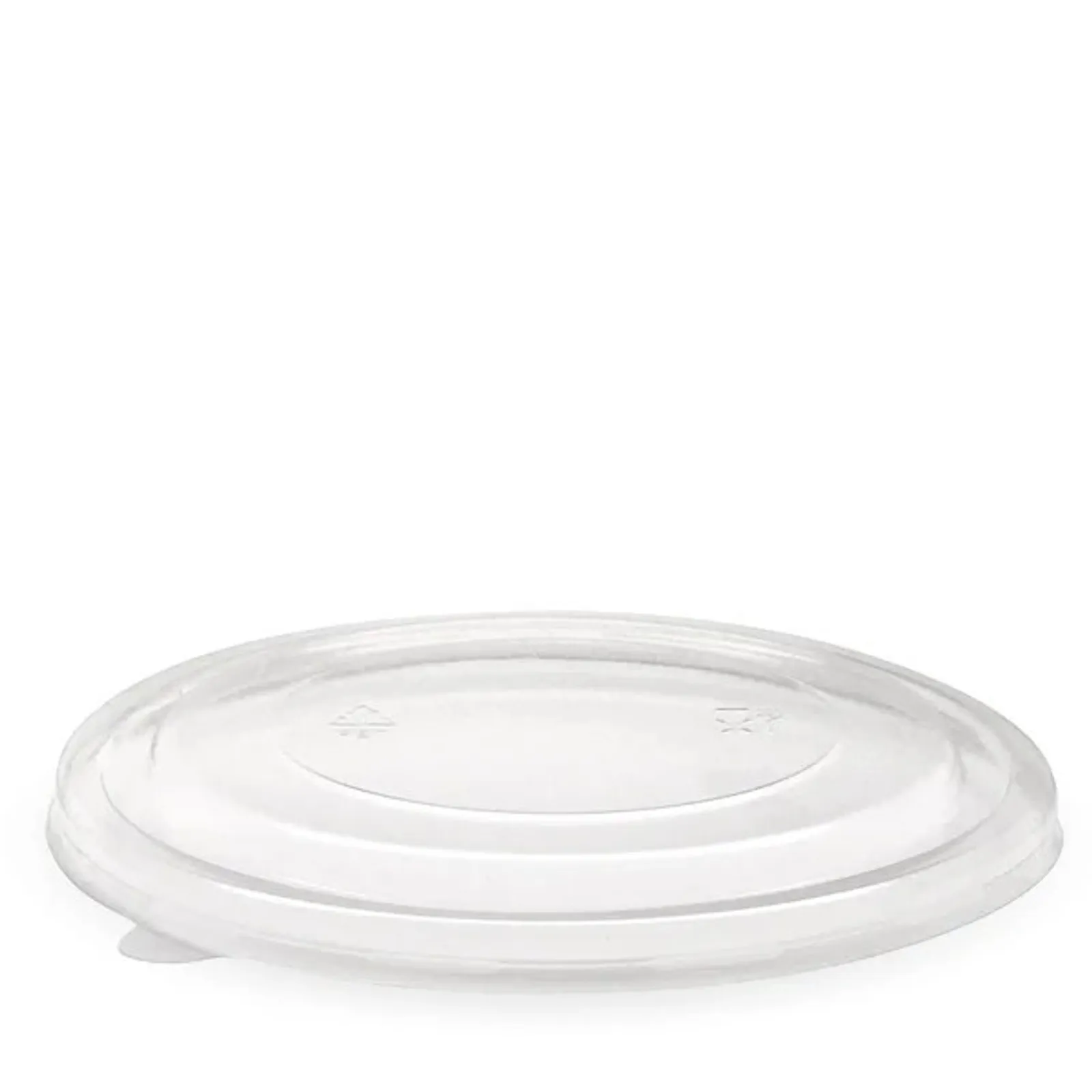 BioPak BB-BLL-184-RPET - 1,300ml RPET Kraft BioBowl Lid