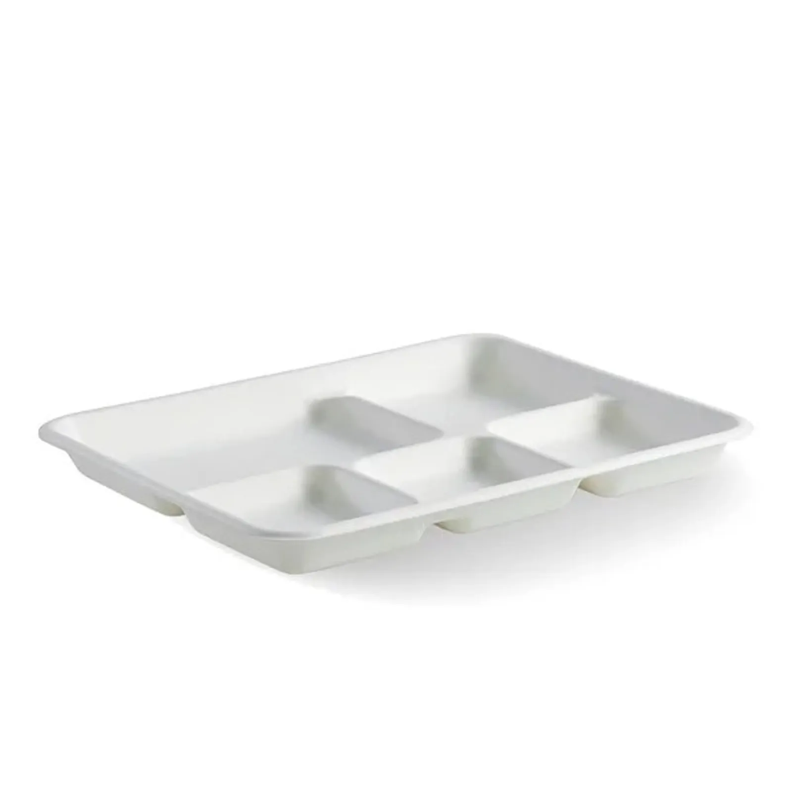 BioPak B-TL-15 - 5-Compartment Plant Fibre Tray