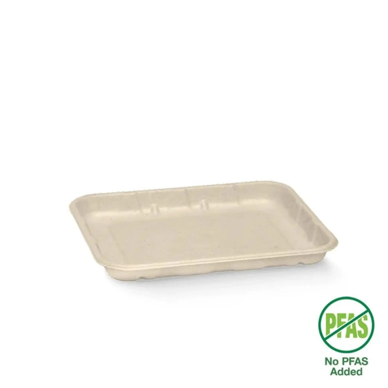 BioPak B-TRAY-6X5 - 16x14x2cm / 6x5" Plant Fibre Produce Tray