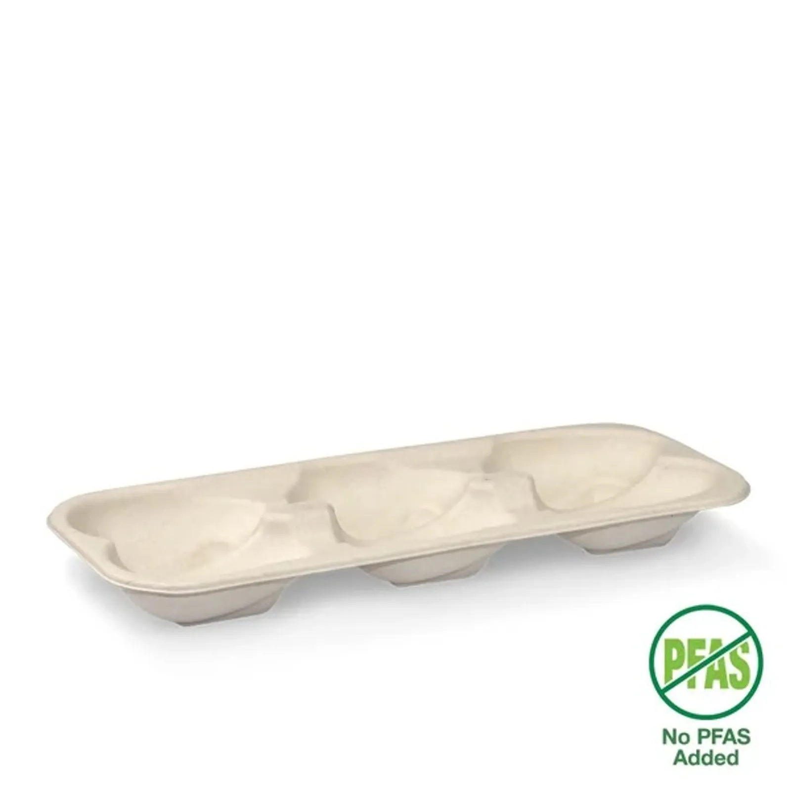 BioPak B-TRAY-6-OYSTER-BASE - Plant Fibre Oyster Tray Base
