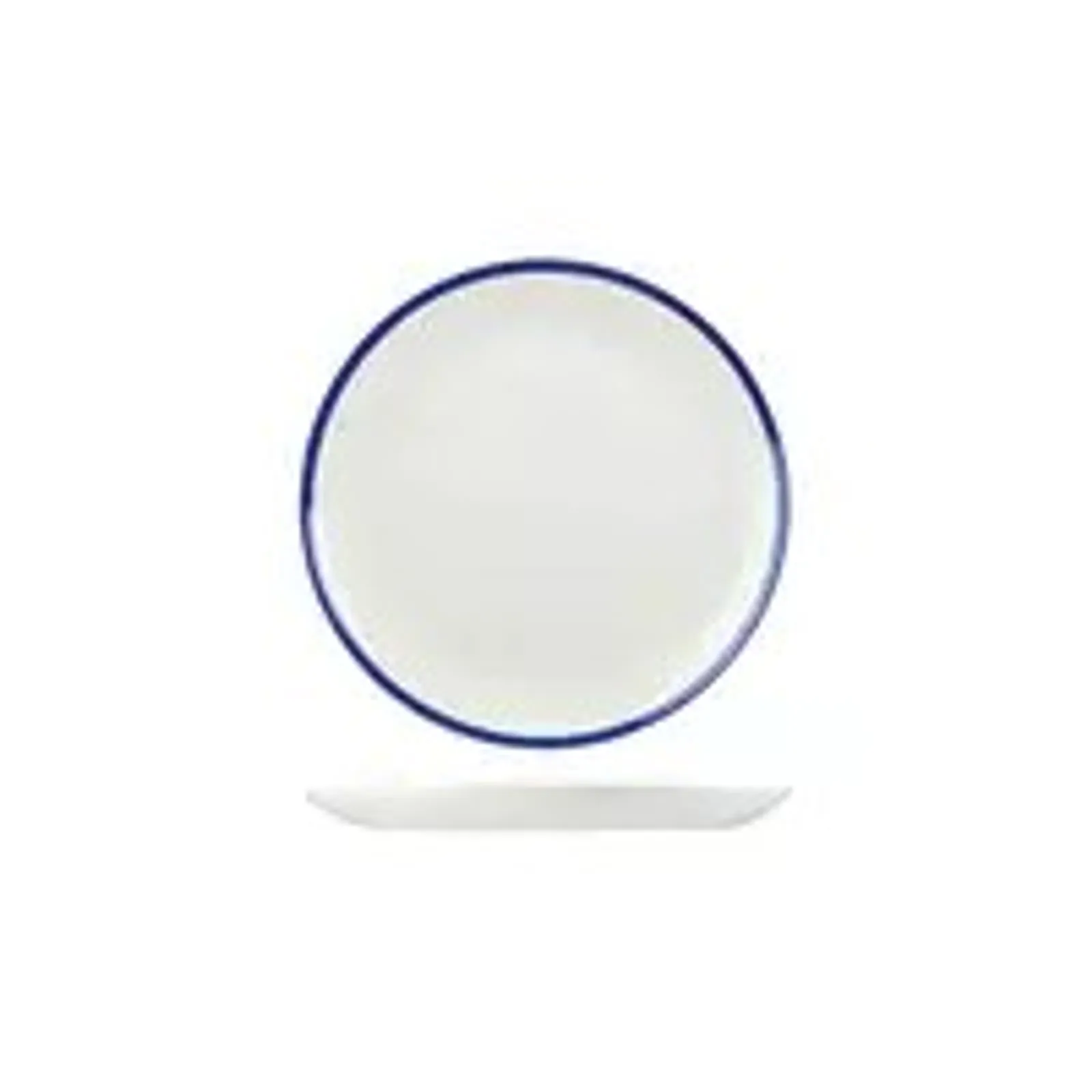 Churchill 9955116 Retro Blue - Round Coupe Plate 165mm
