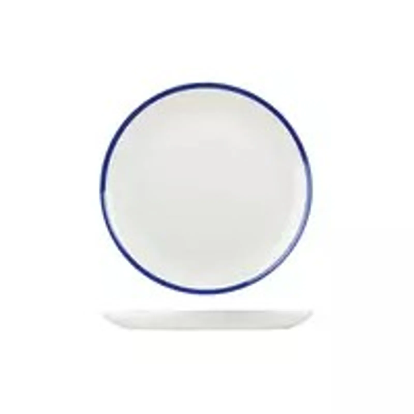 Churchill 9955122 Retro Blue - Round Coupe Plate 217mm