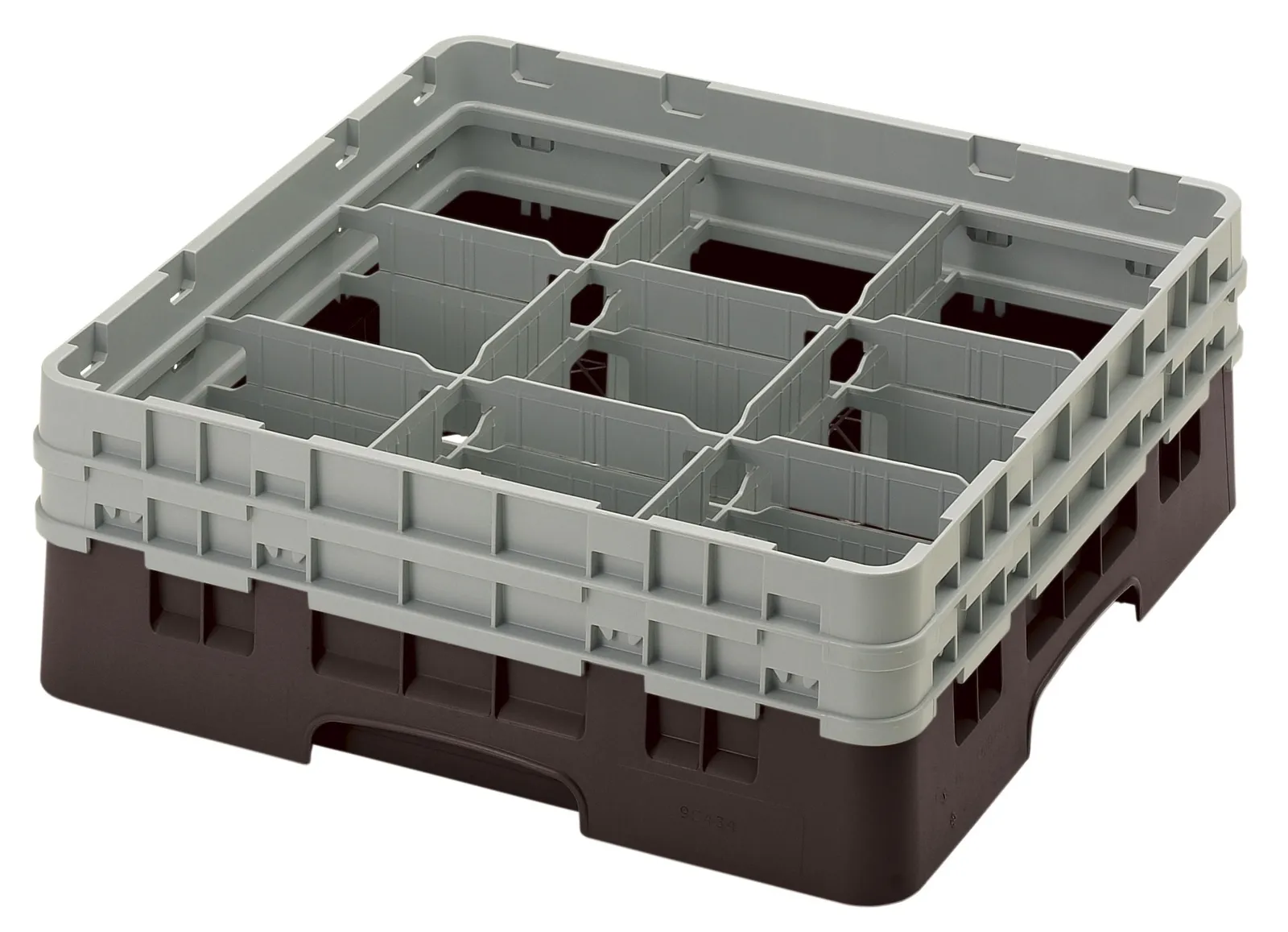 Cambro 9S434 - Glass Racks Full Size w/ 2 Extender - 9 Compartment