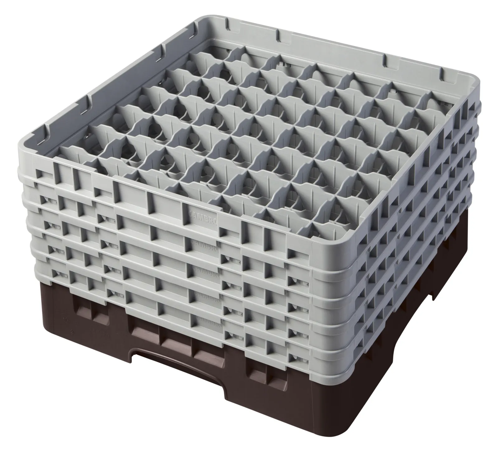 Cambro 49S958 - Glass Racks Full Size w/ 5 Extender - 49 Compartment