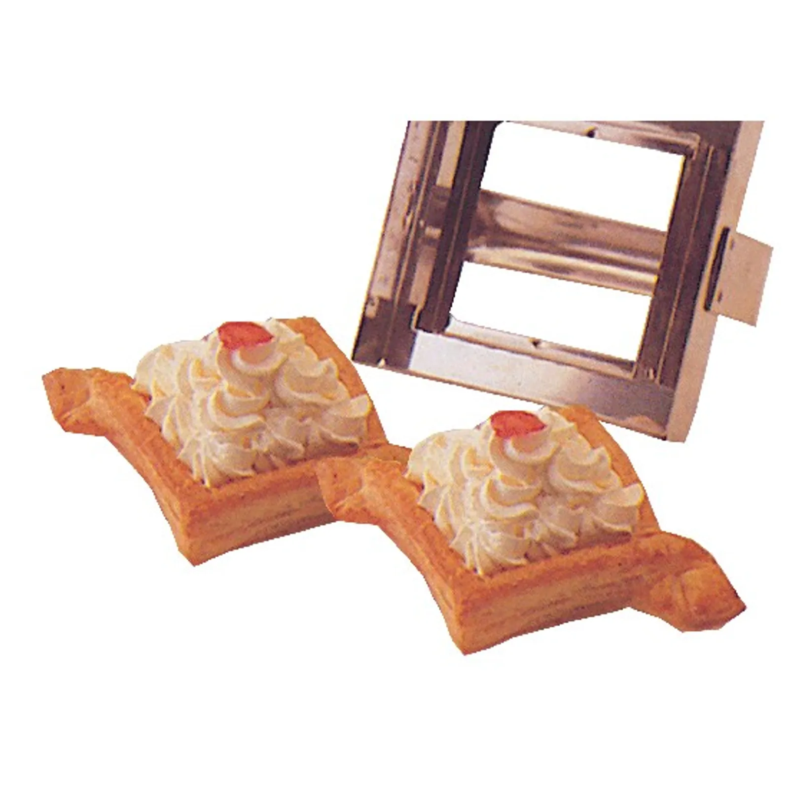 Matfer Bourgeat 153008 - Double Square Cutter 85x85mm