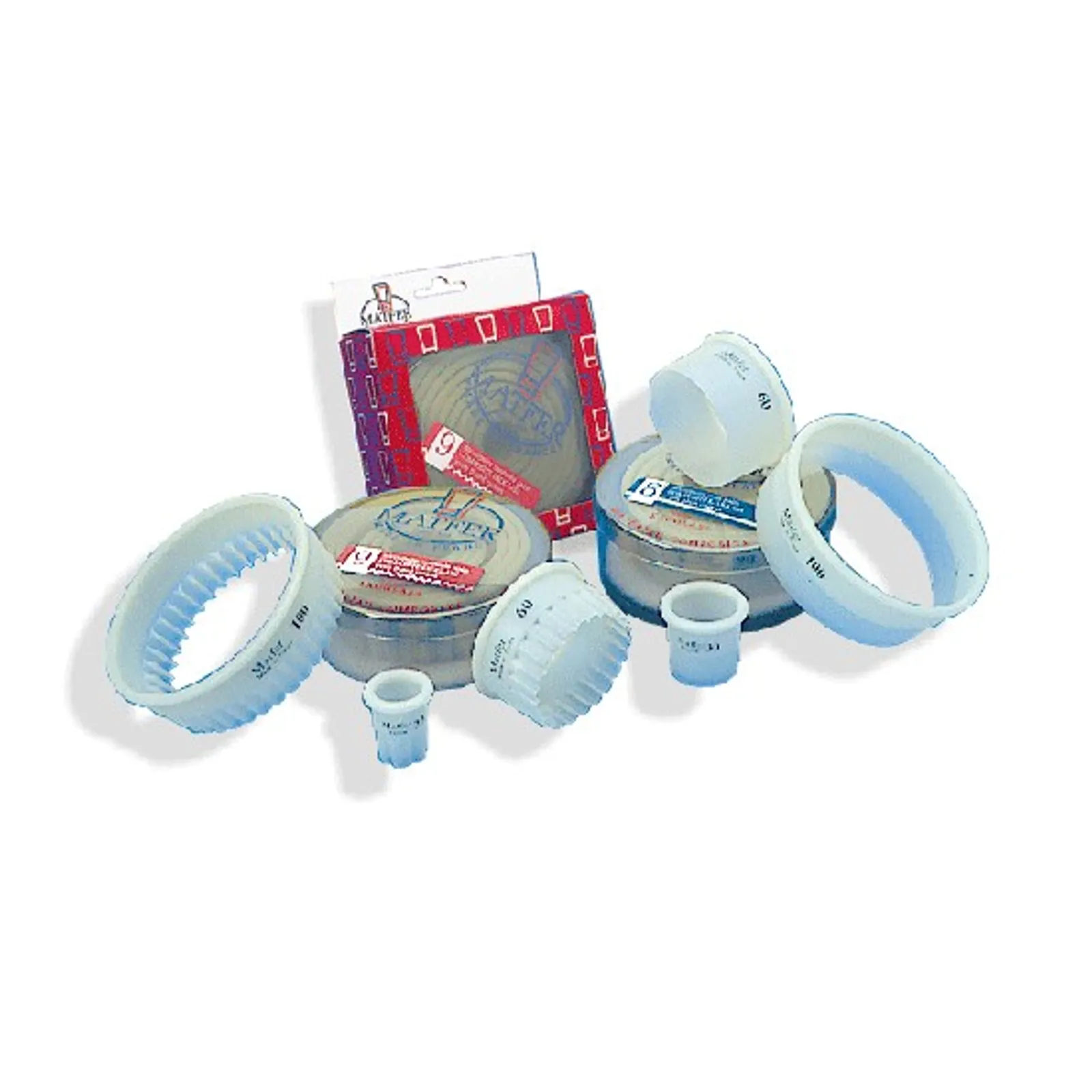 Matfer Bourgeat 150103 - Pastry Cutters Plain Even Sizes