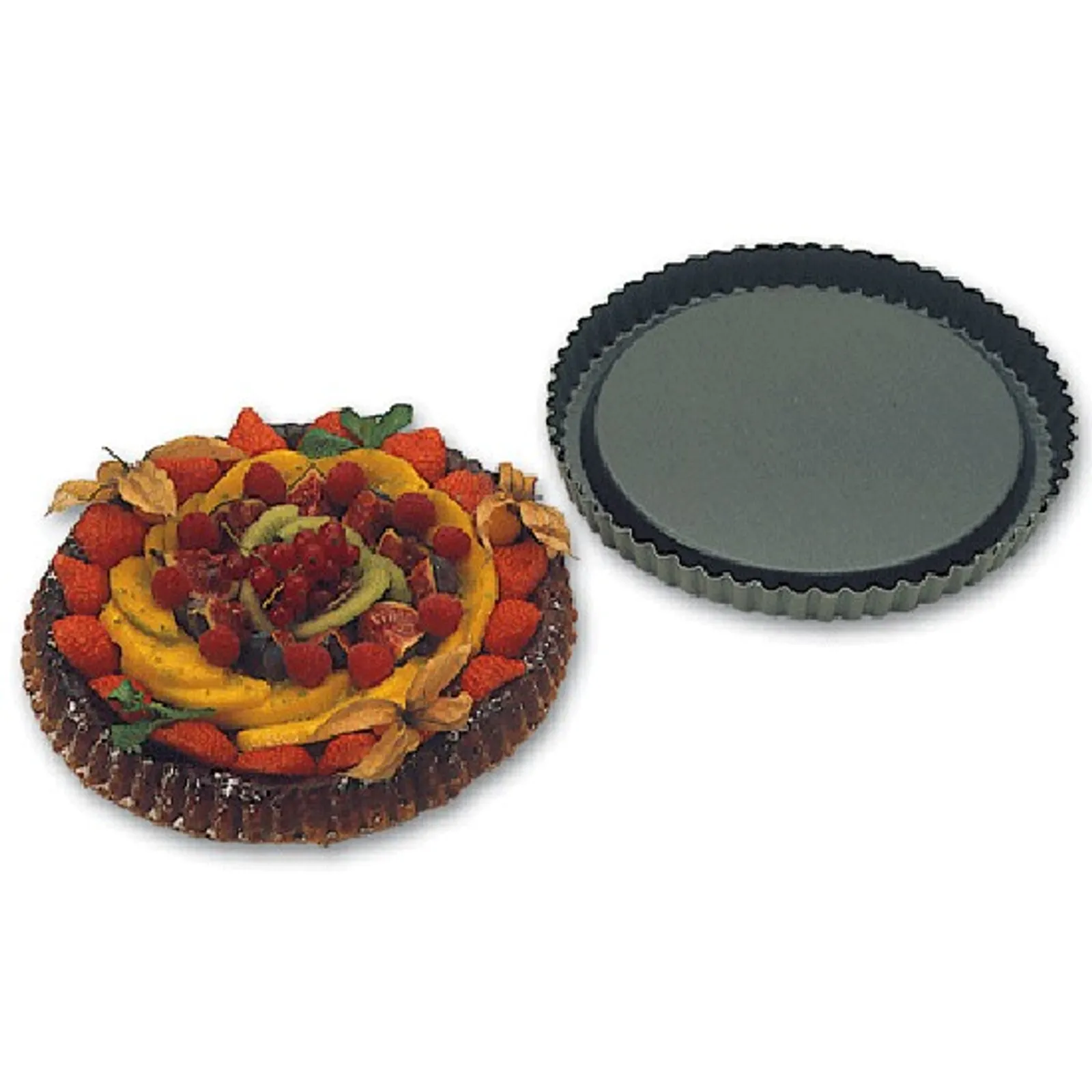 Matfer Bourgeat 332234 - Fruit Tart Mould NS Fluted 240mm