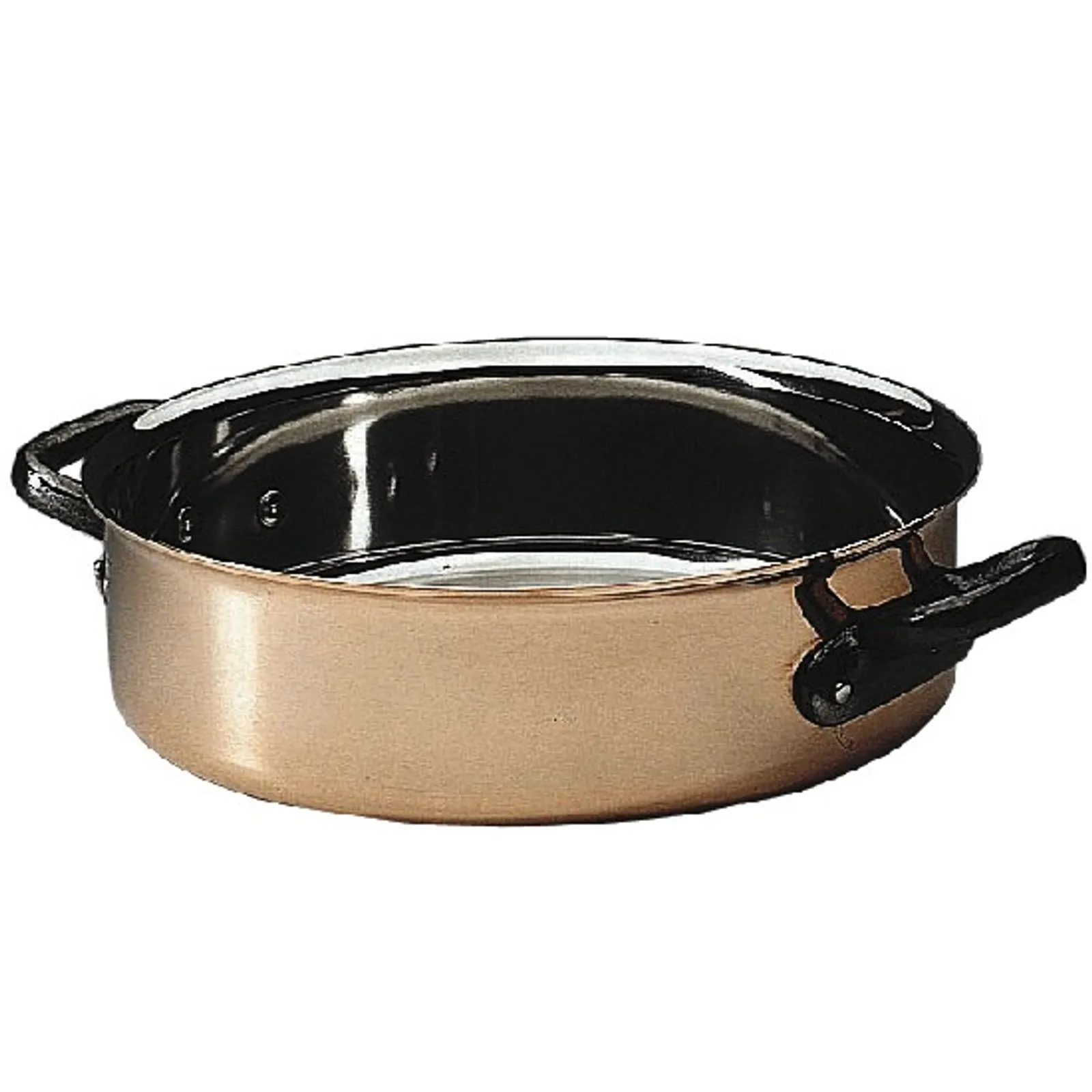 Matfer Bourgeat 374024 - Sauteuse 2 handle 24cm