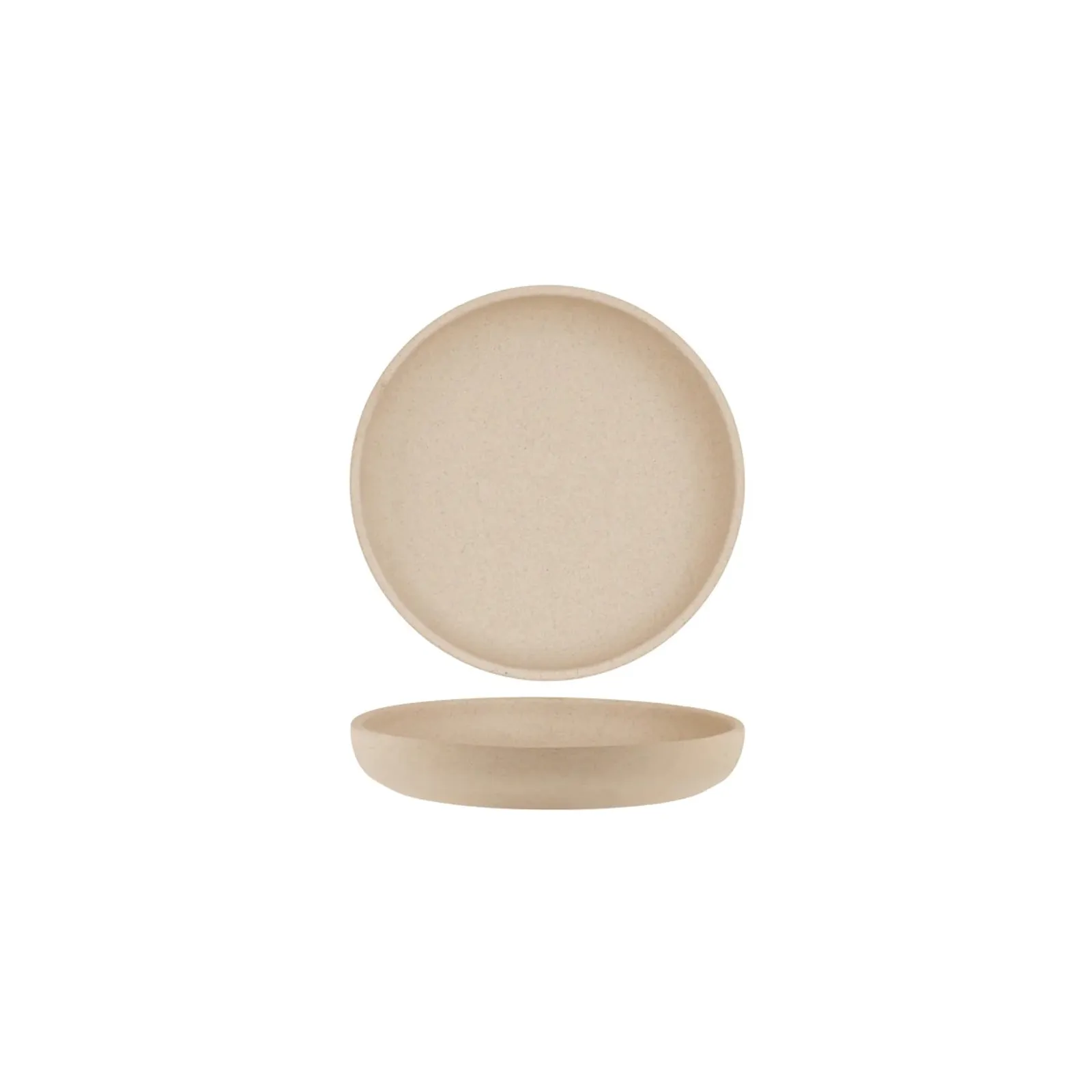 Tablekraft 908828 - Soho Stone Round Deep Coupe Plate 175mm