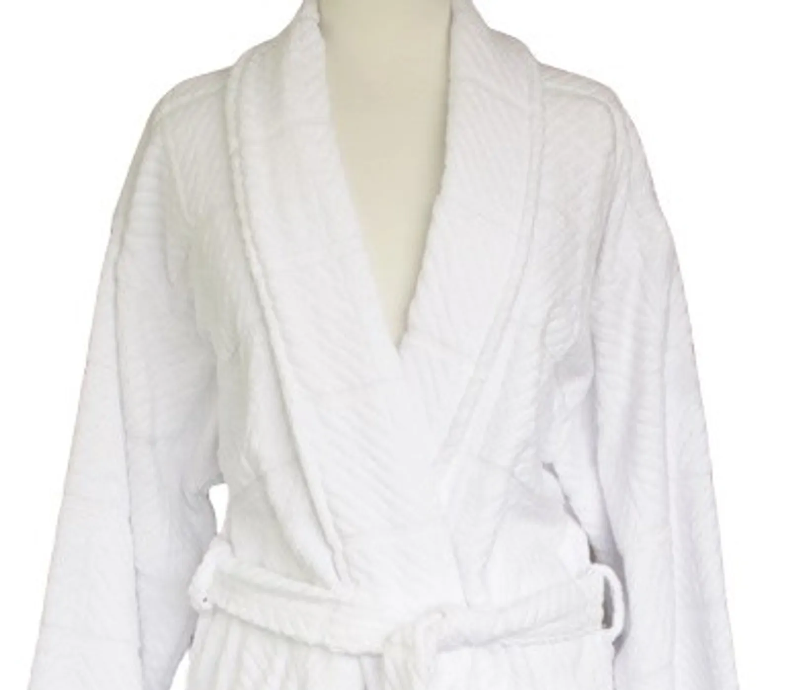 Alliance 53175 - Bathrobe Velour Cross Check One Size Fits Most