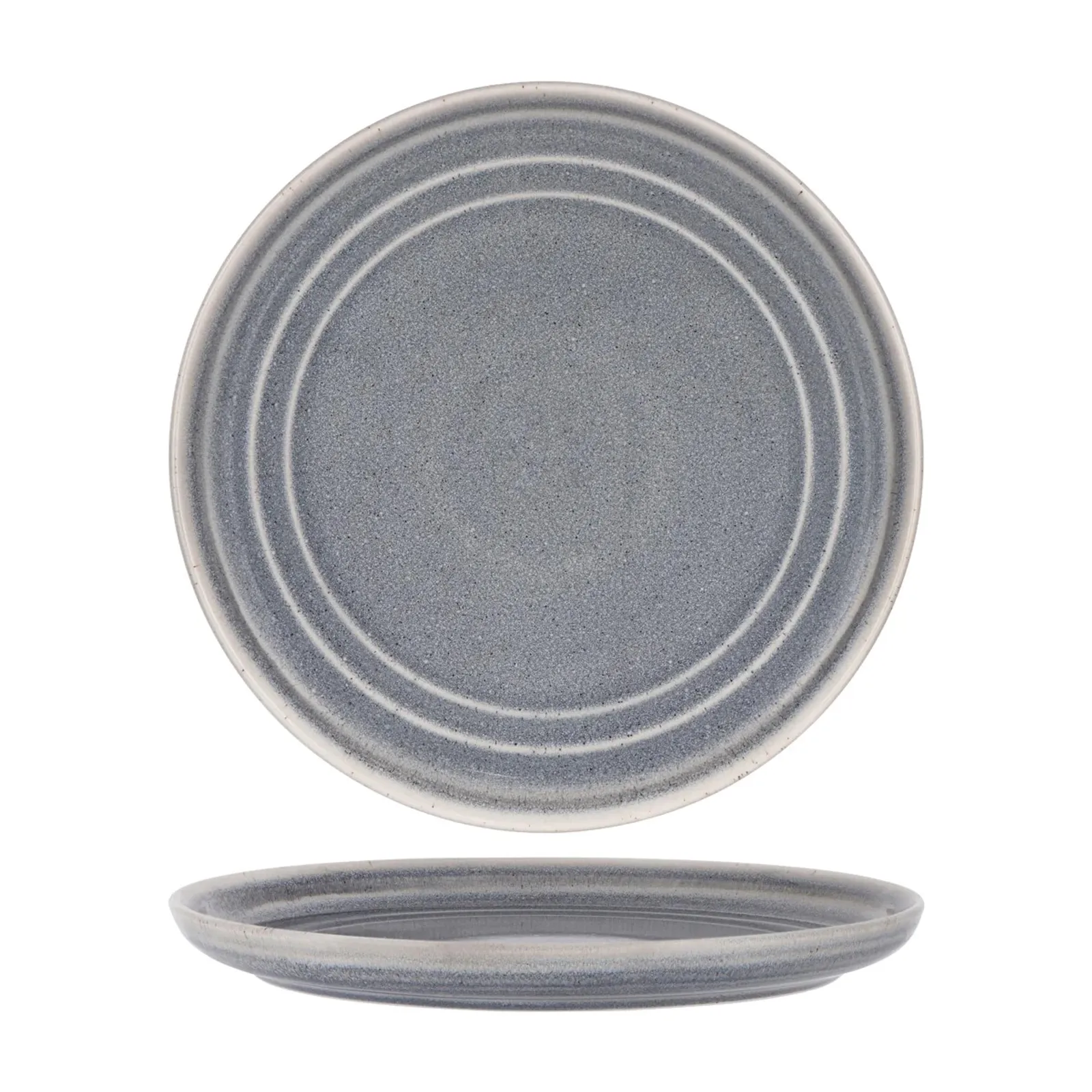 Tablekraft 907482 - Urban Linea Ocean Blue Round Coupe Plate 275mm