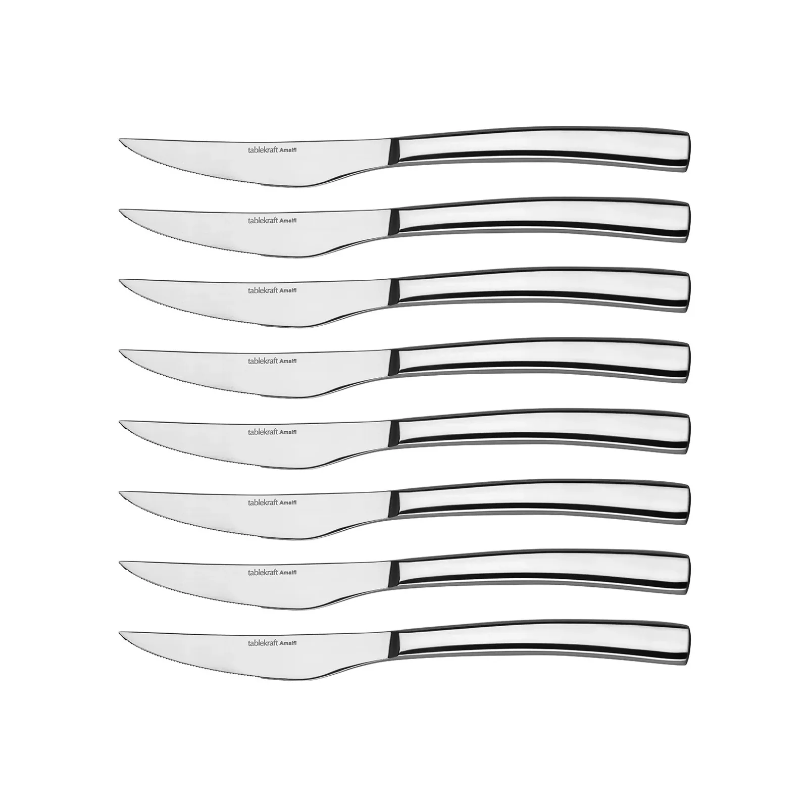 Tablekraft 18100-118 - Amalfi Steak Knive Set 8pc