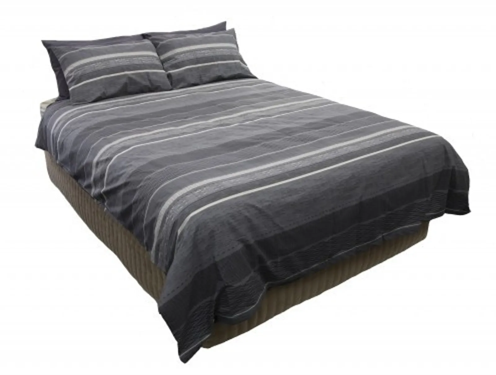 Alliance 92587 - Quilt Cover Set Elka Gunmetal KSB 165x220