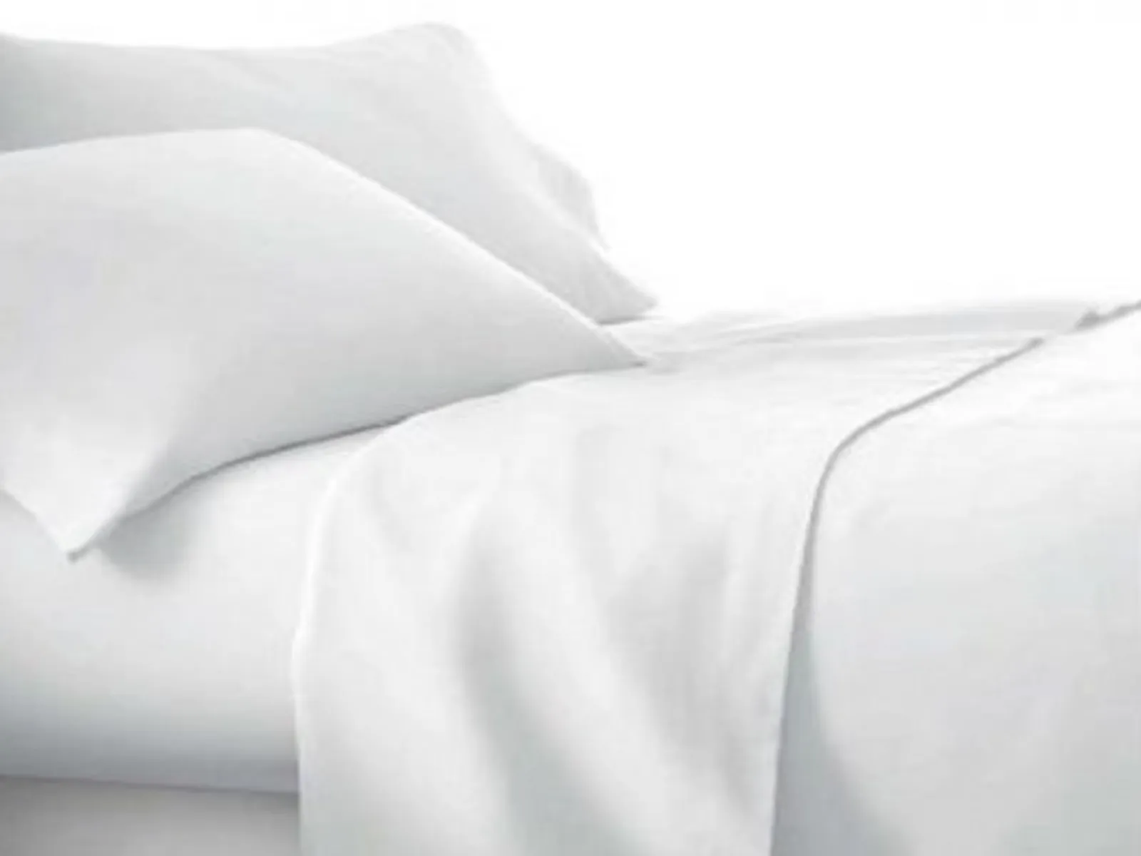 Alliance 79519 - Sheet Cotton Rich Percale White Fitted QB 153x203x38