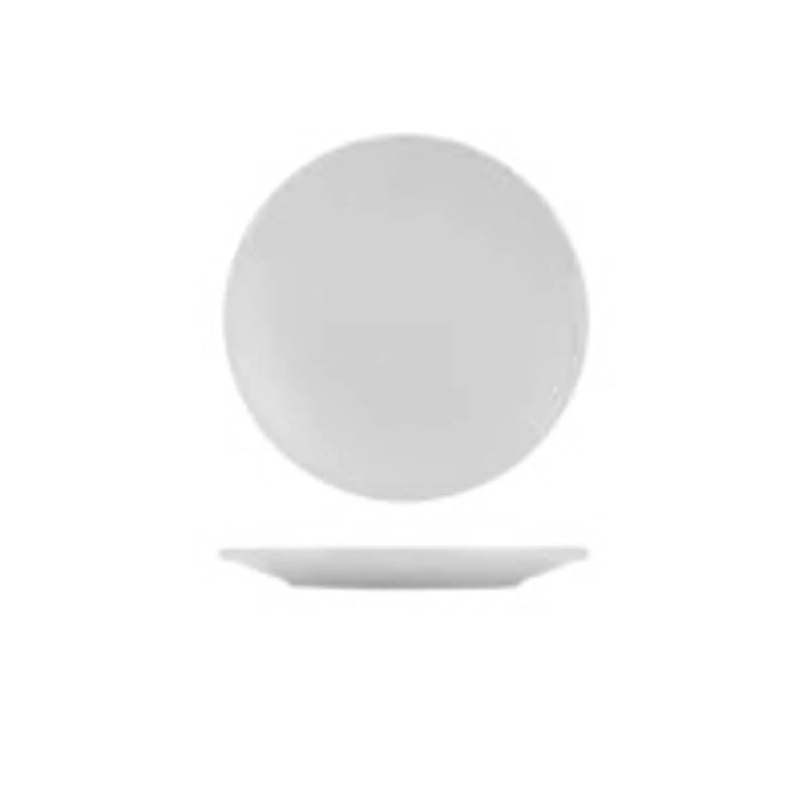 Zuma 9029370 Pearl Aspen - Round Plate Ribbed 210mm