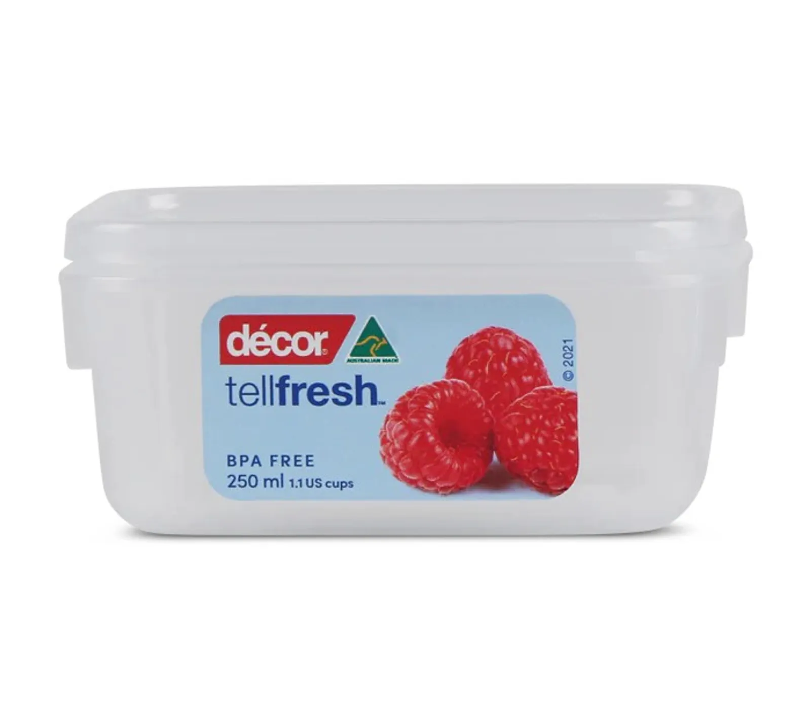 Decor Tellfresh 003060 - Food Container, Oblong, 250ml