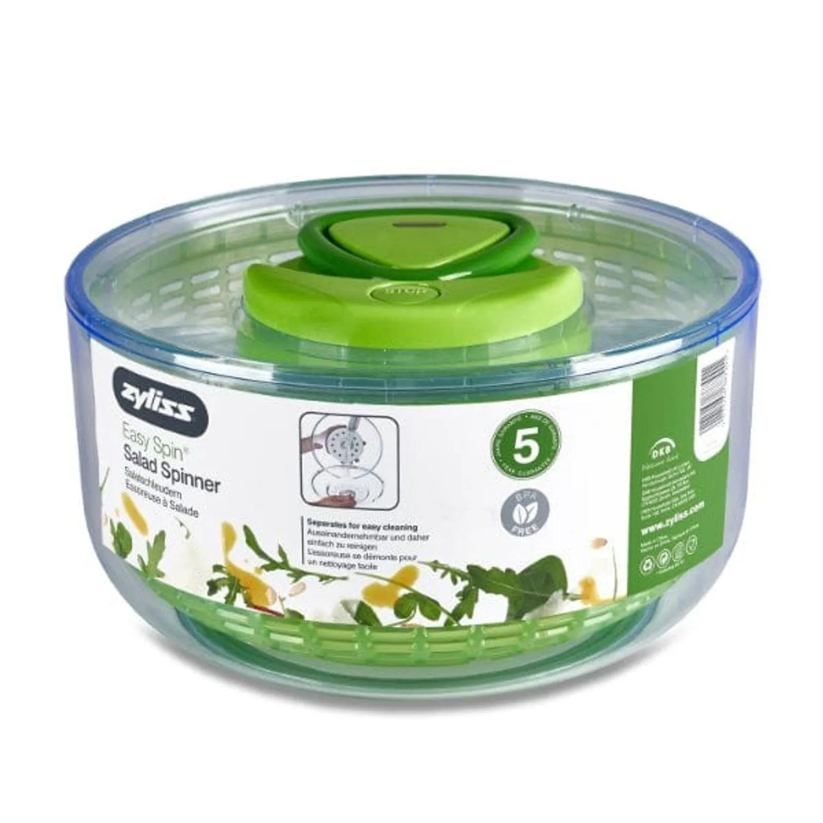 Zyliss - Easy Spin Salad Spinner