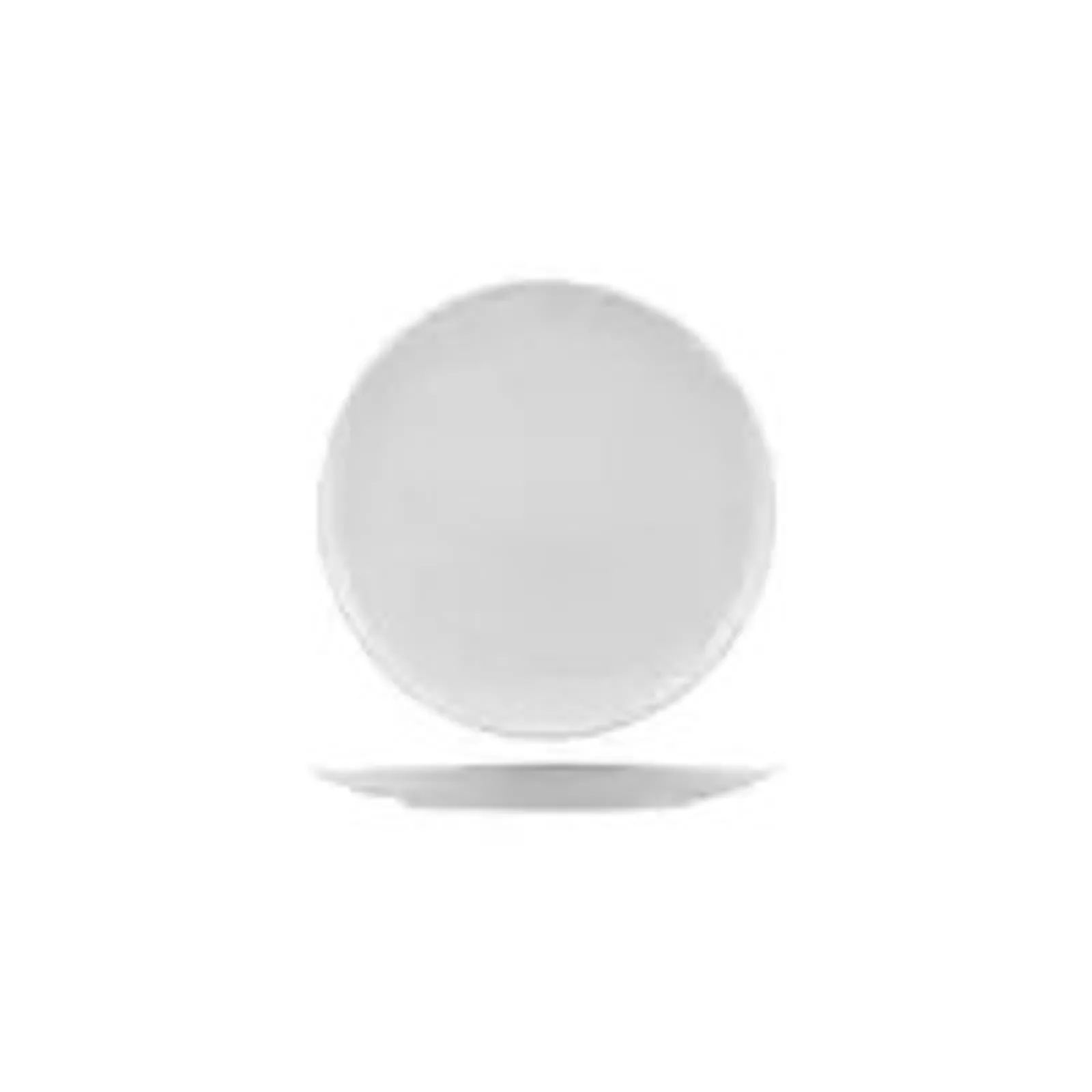 Rak Porcelain NPR21- Nano Round Coupe Plate 210mm