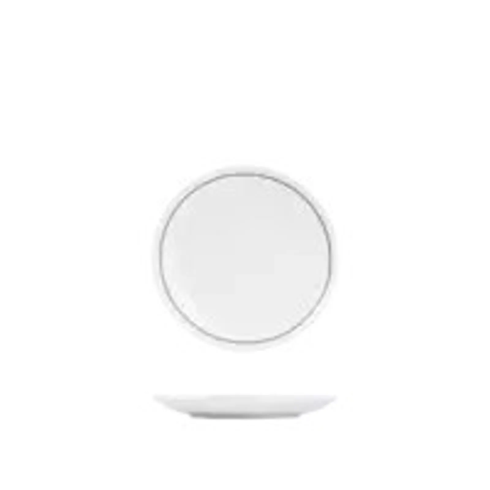 Rak Porcelain RPPR18-BK - Princeton Black Round Coupe Plate 180mm