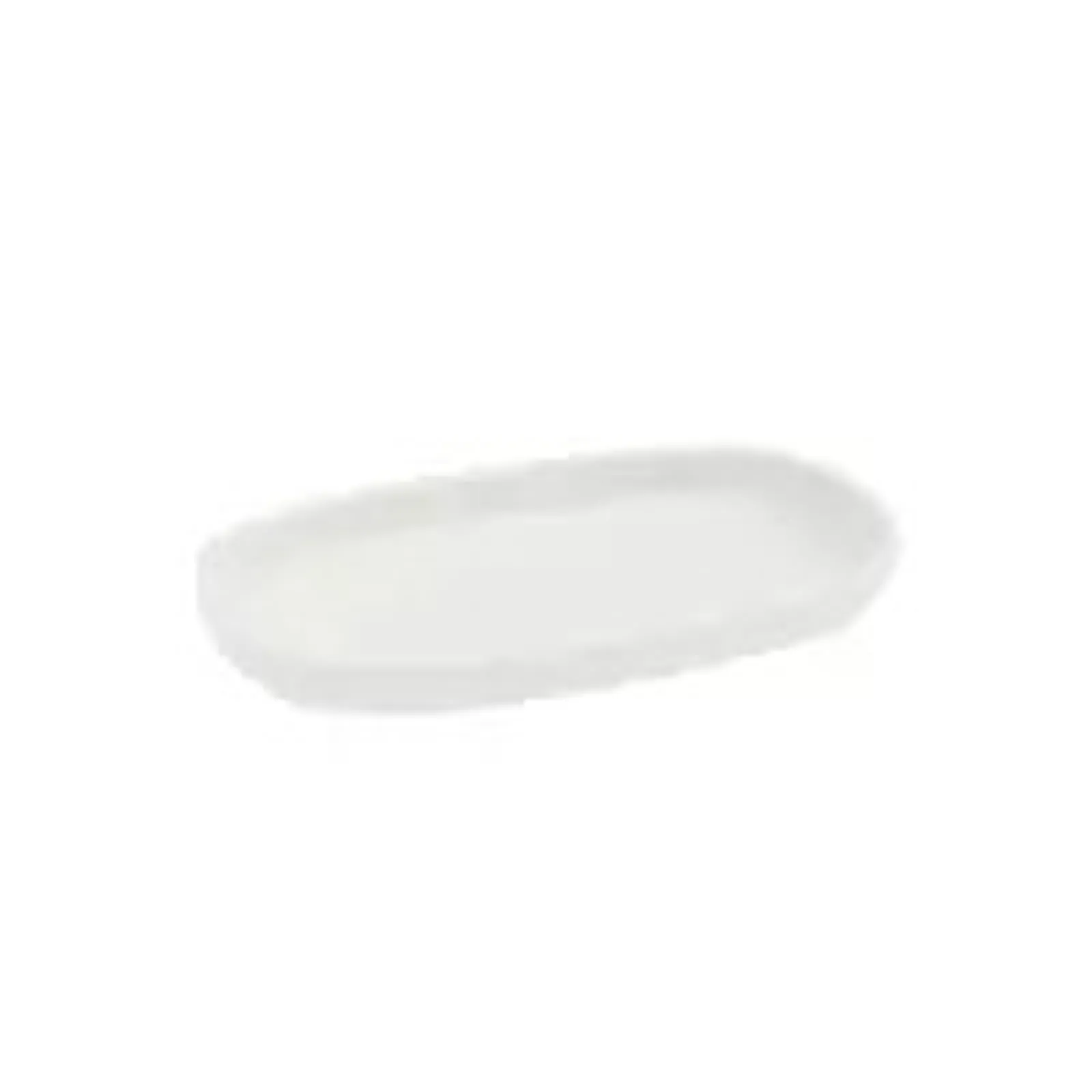 Rak Porcelain R50-2009 - Rakstone Ease Ivory Deep Oval Plate 230mm