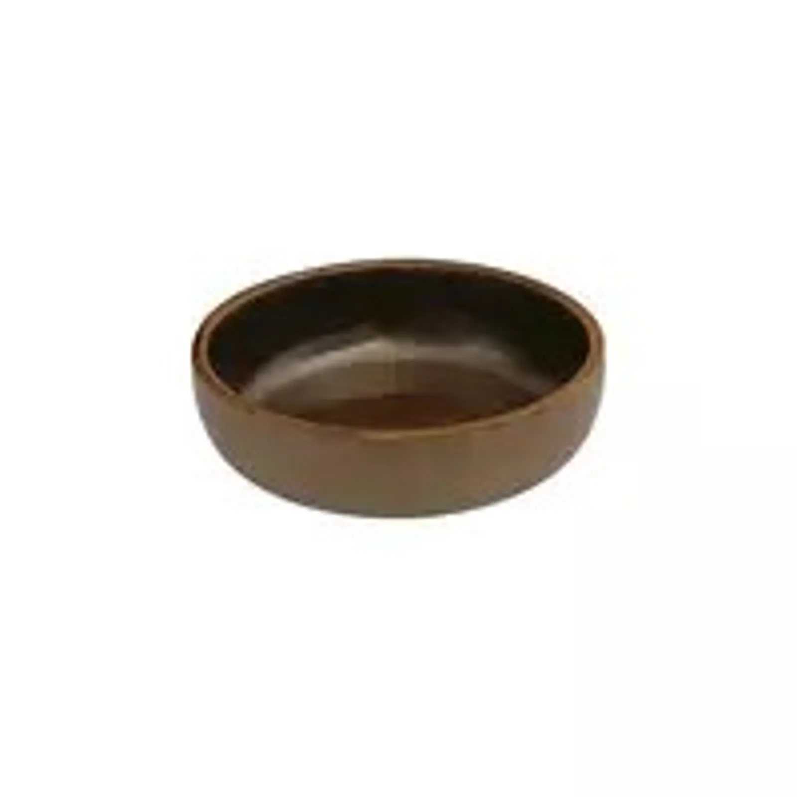 Rak Porcelain R50-3116-RU - Rakstone Ease Rust Deep Round Plate 160mm