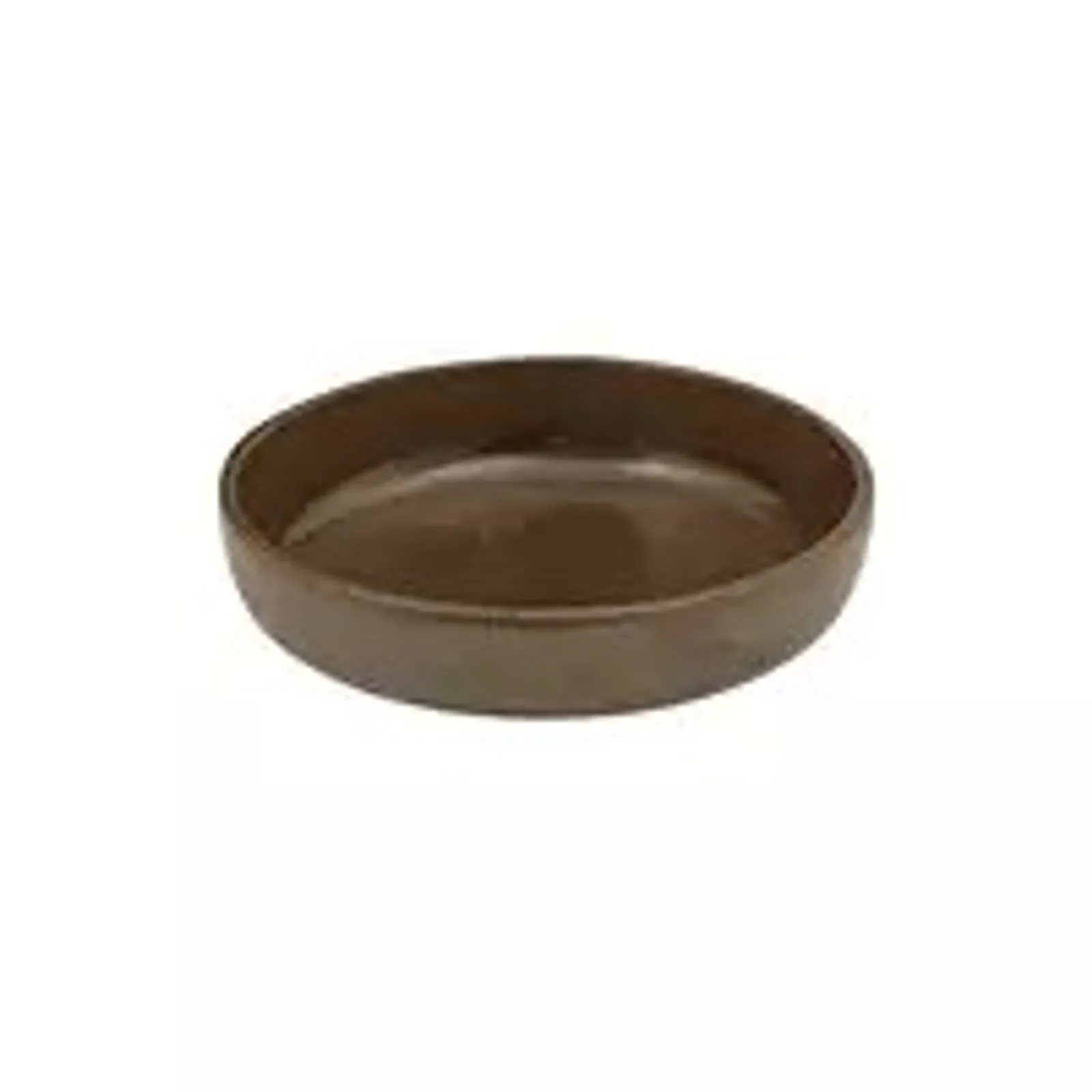 Rak Porcelain R50-3120-RU - Rakstone Ease Rust Deep Round Plate 200mm