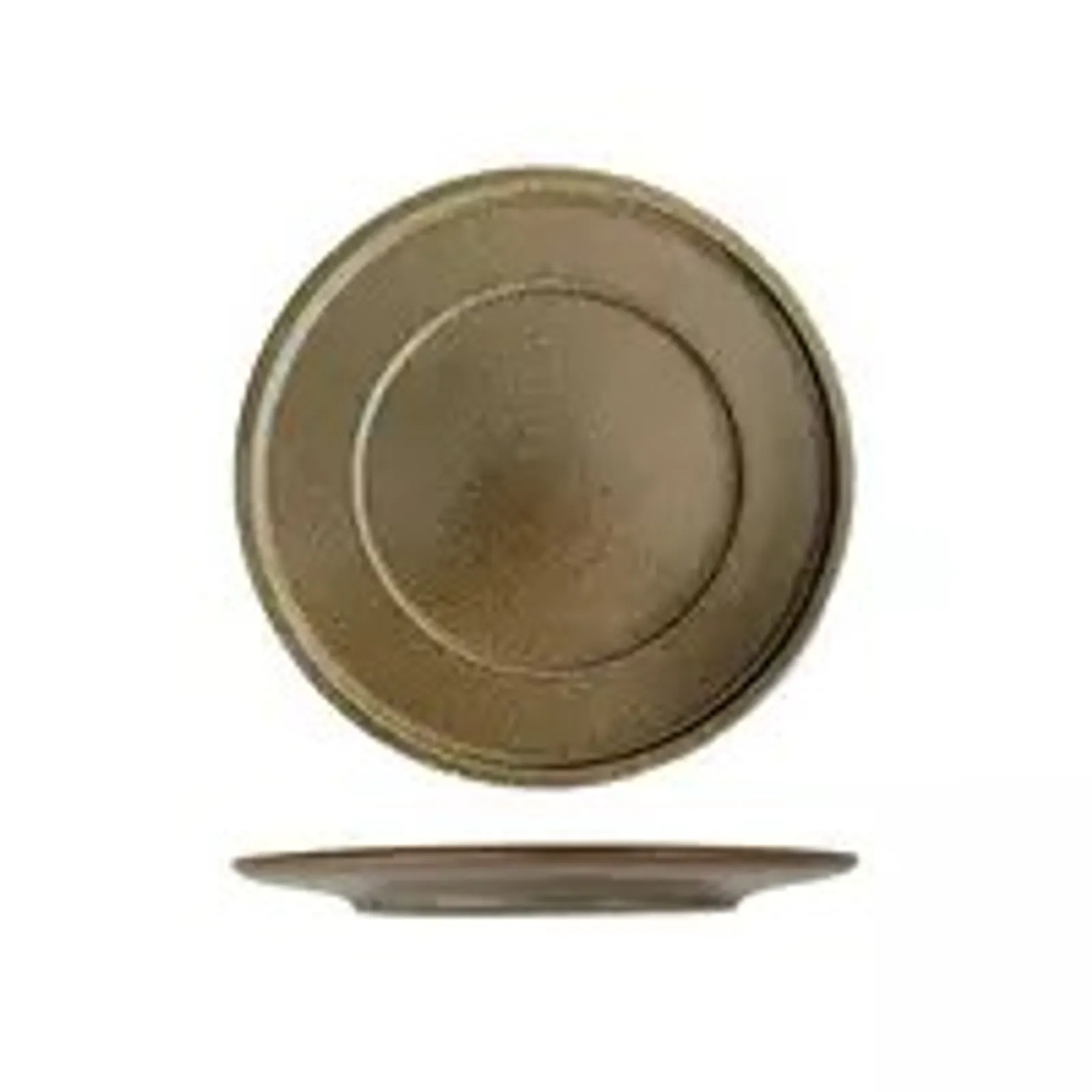 Rak Porcelain R50-1028-RU - Rakstone Ease Rust Flat Plate 280mm