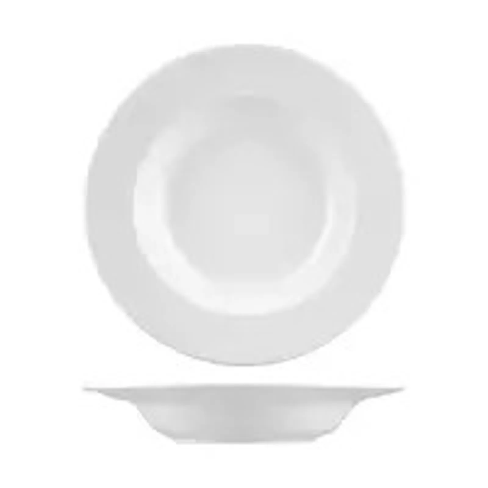 Rak Porcelain RDP30 - Rondo Round Deep Plate - Wide Rim 600ml
