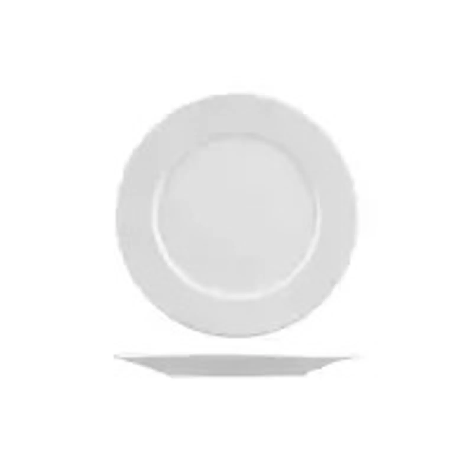 Rak Porcelain RFP24 - Rondo Round Plate - Wide Rim 240mm