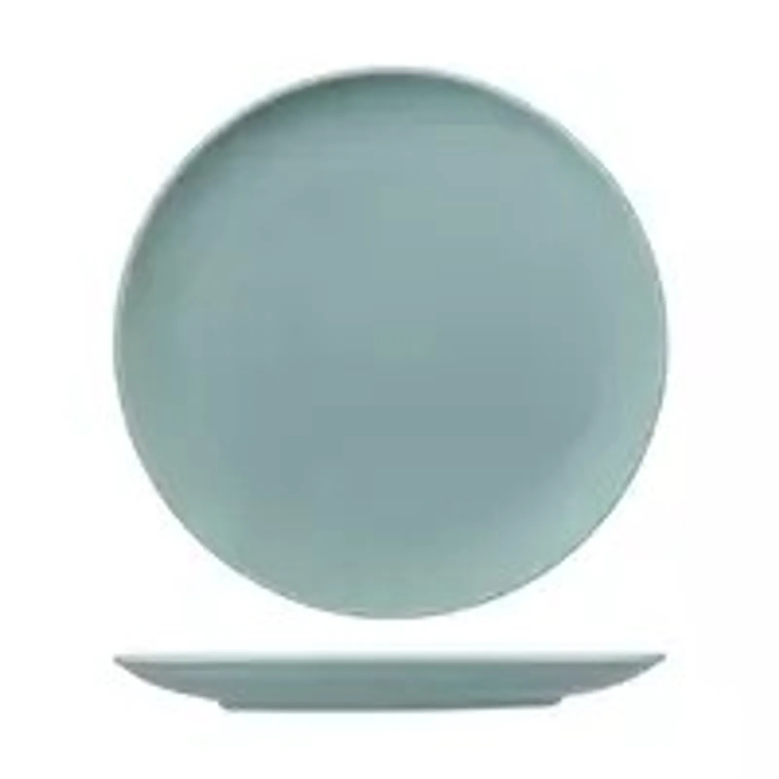 Rak Porcelain RV3310-BL - Vintage Blue Round Coupe Plate 310mm