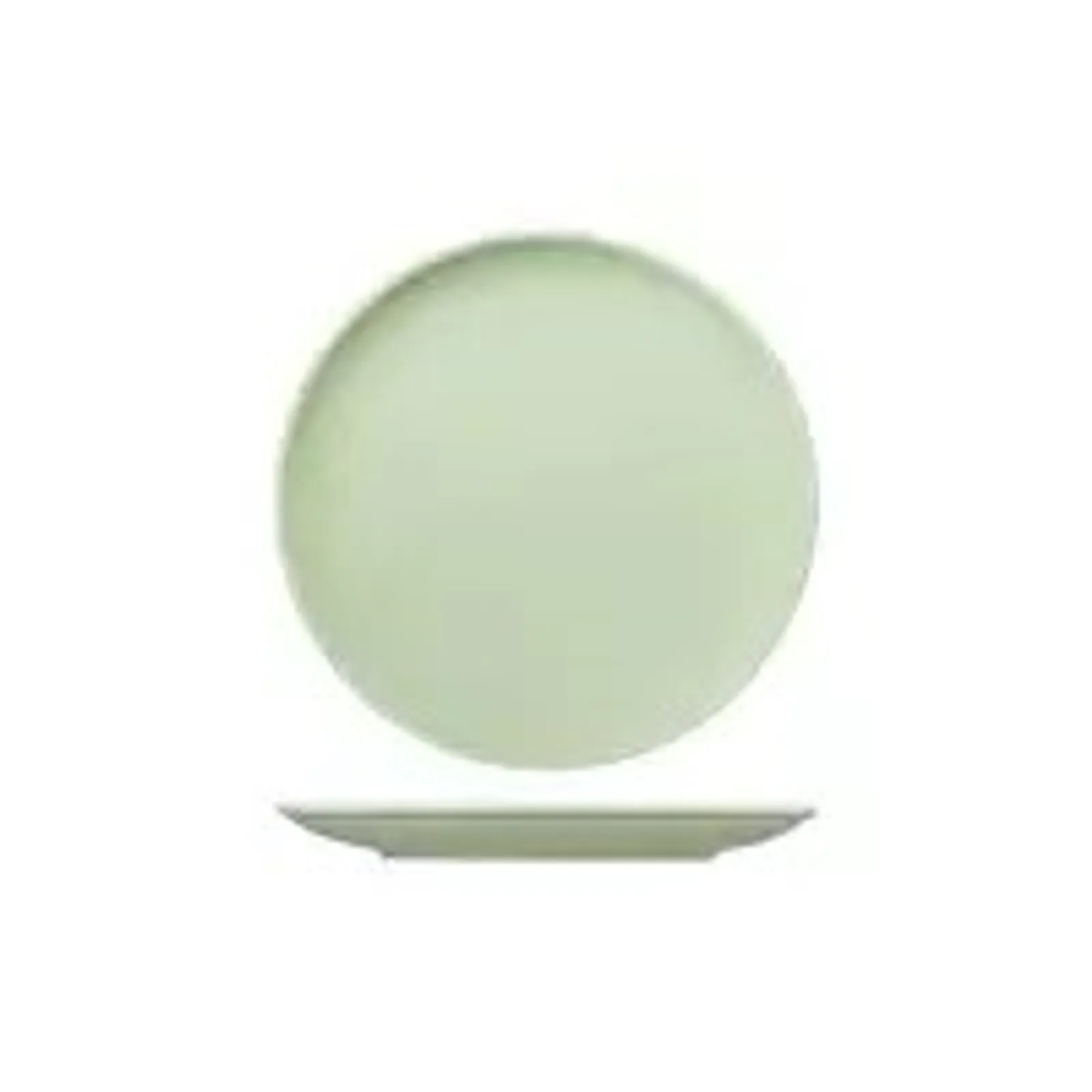 Rak Porcelain RV3210-GN - Vintage Green Round Coupe Plate 210mm