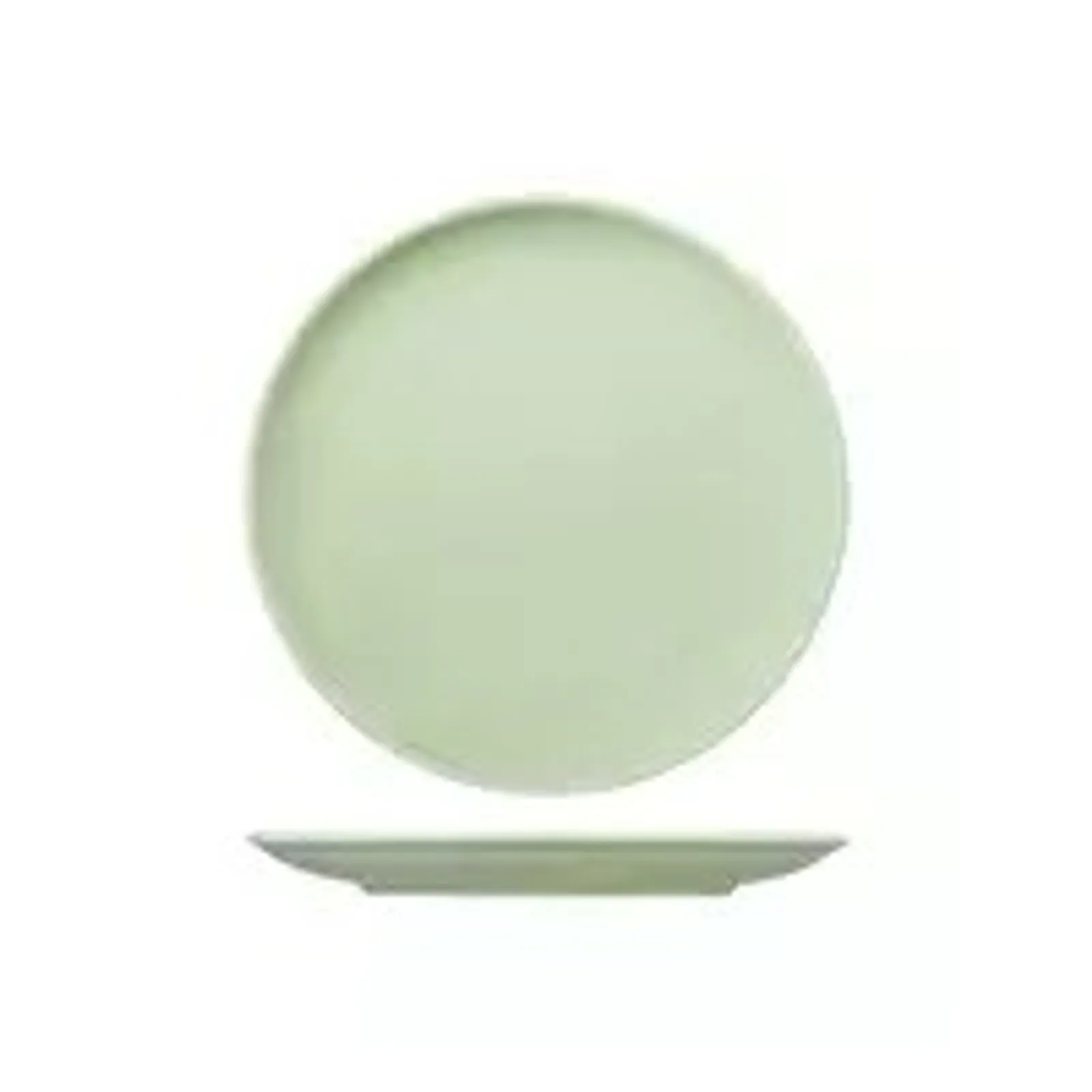 Rak Porcelain RV3240-GN - Vintage Green Round Coupe Plate 240mm